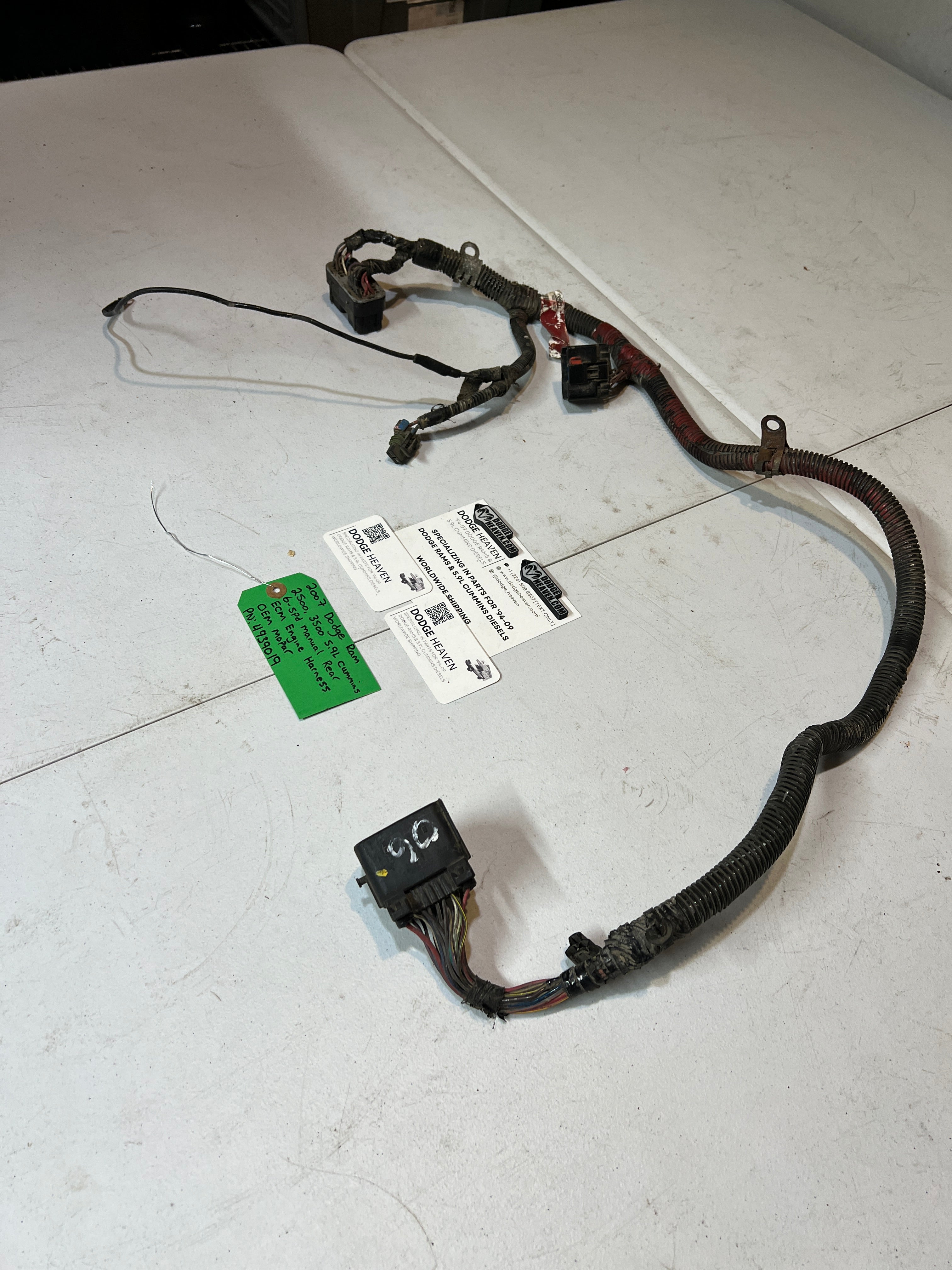 2007-2007 Dodge Ram 5.9L Cummins 6-SPD Manual Rear ECM Engine Harness