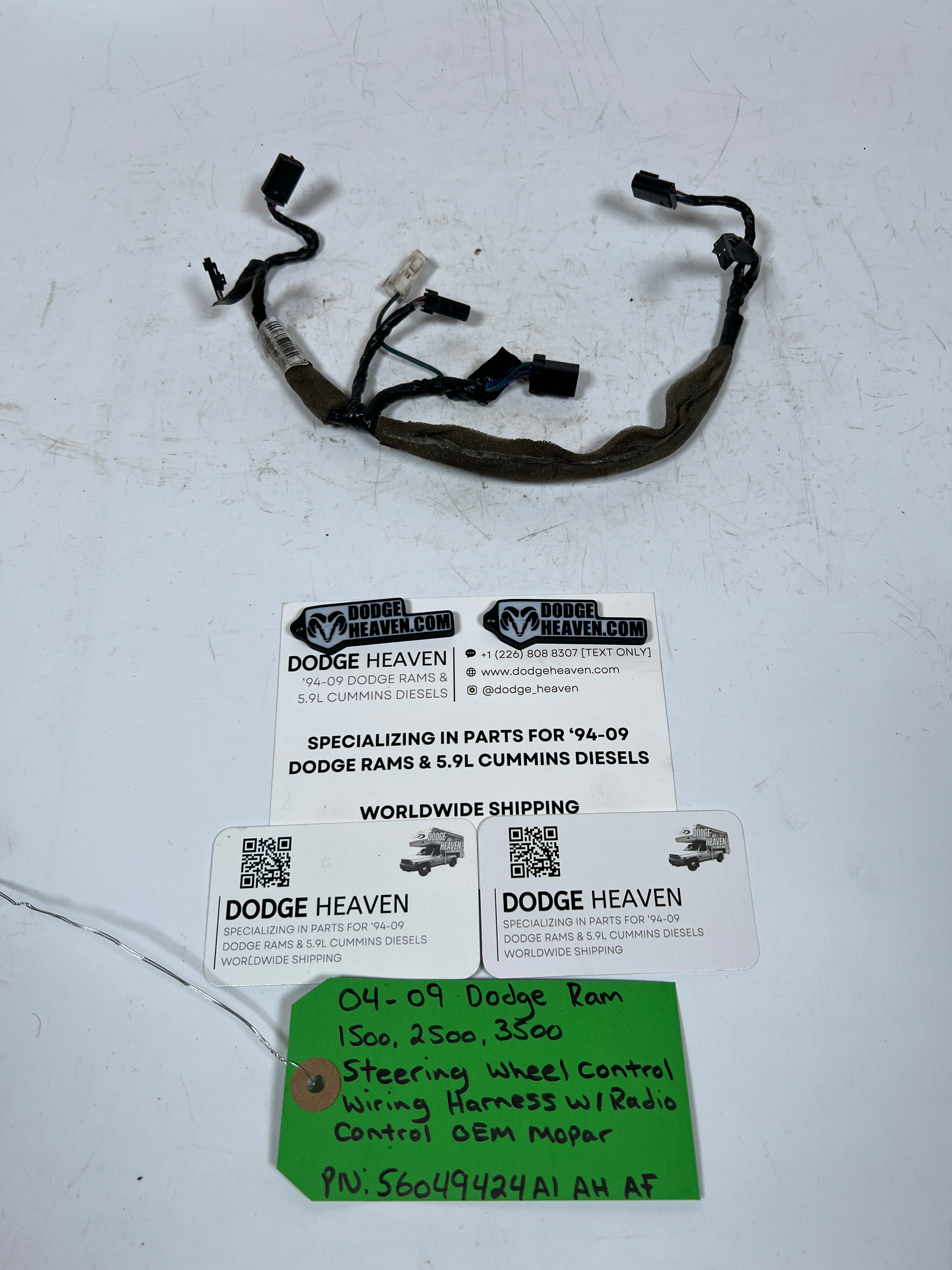 2003-2005 Dodge Ram 1500 2500 3500 Steering Wheel Control Harness with Radio Control (OEM)