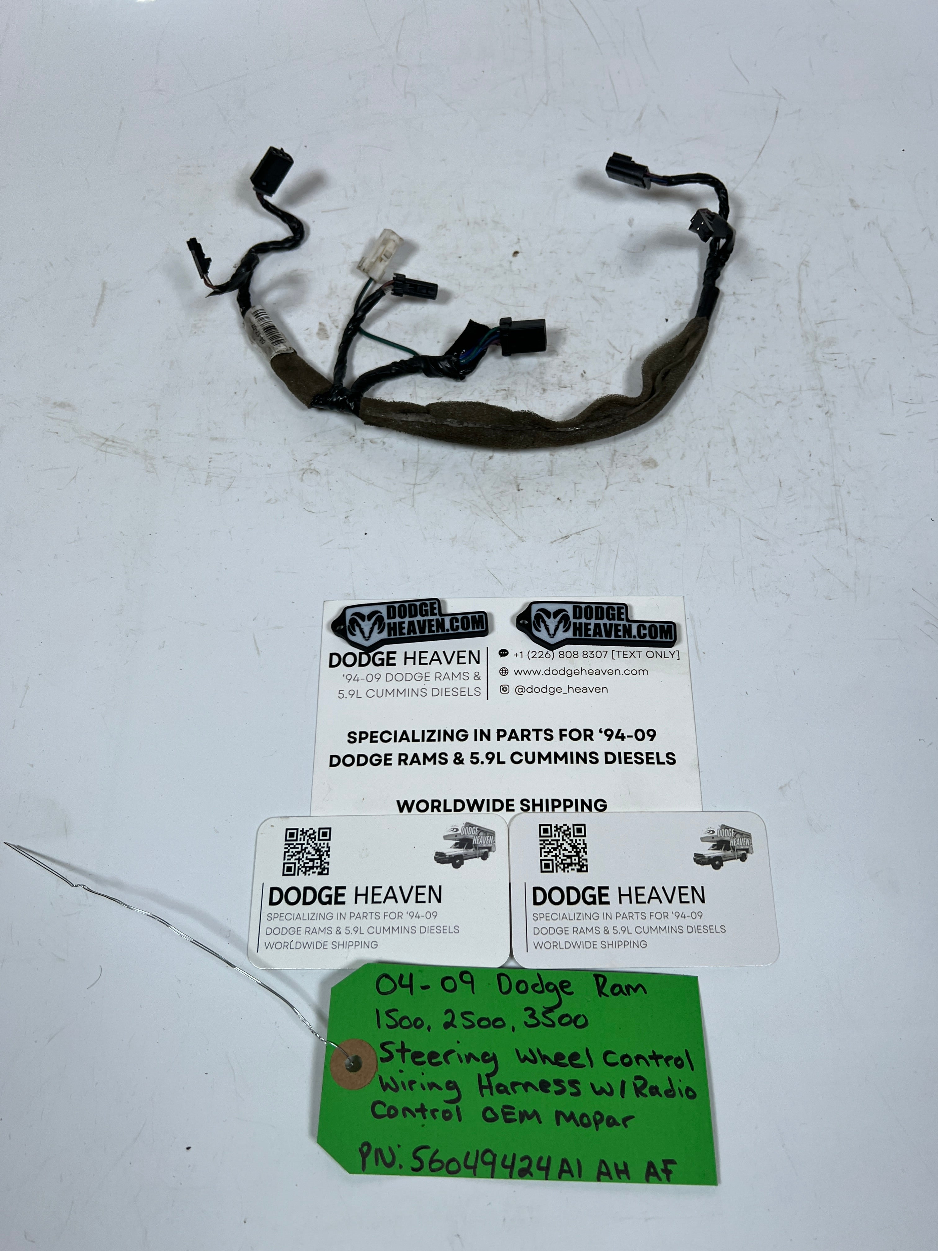 2003-2005 Dodge Ram 1500 2500 3500 Steering Wheel Control Harness with Radio Control (OEM)