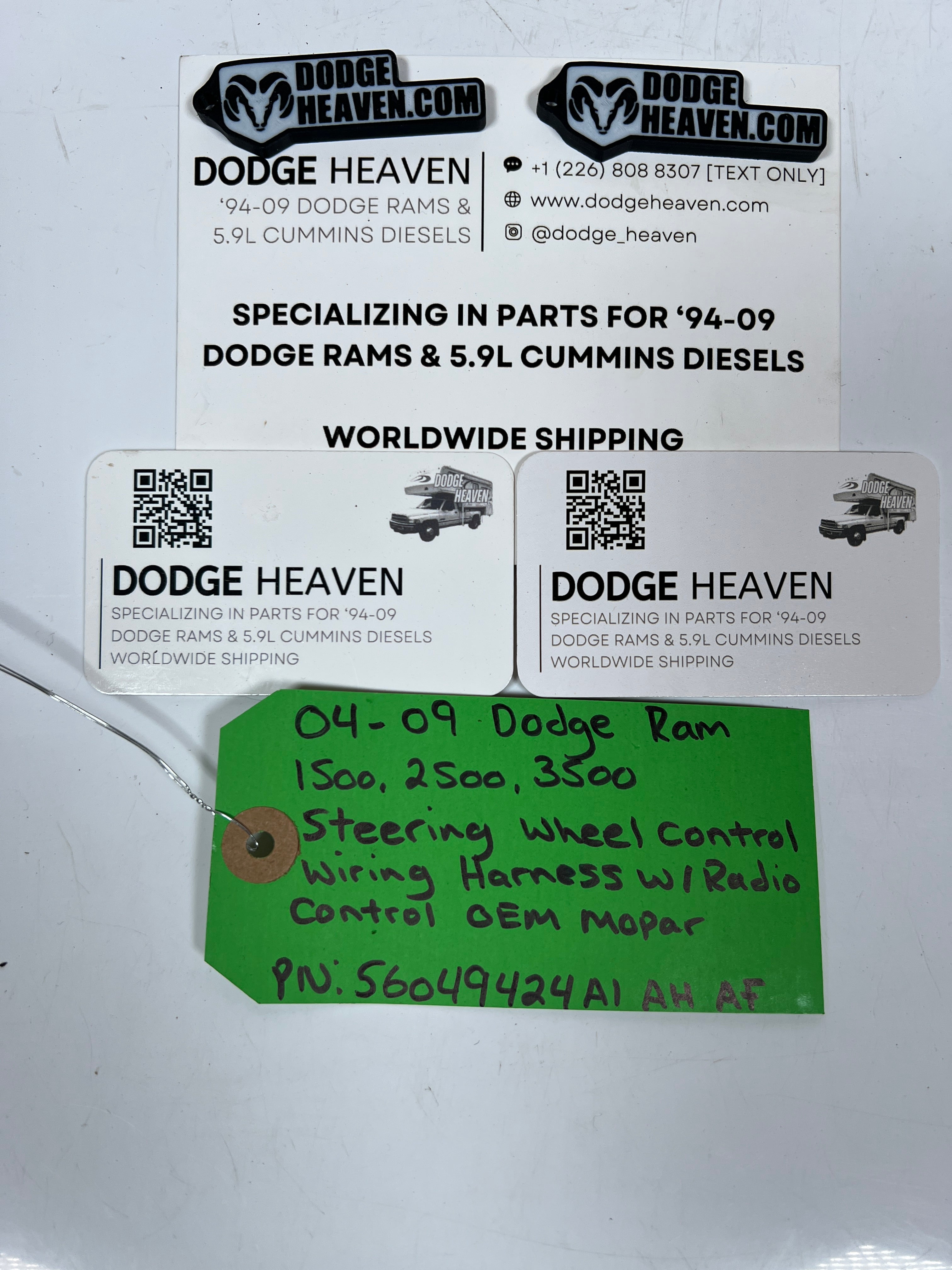 2003-2005 Dodge Ram 1500 2500 3500 Steering Wheel Control Harness with Radio Control (OEM)