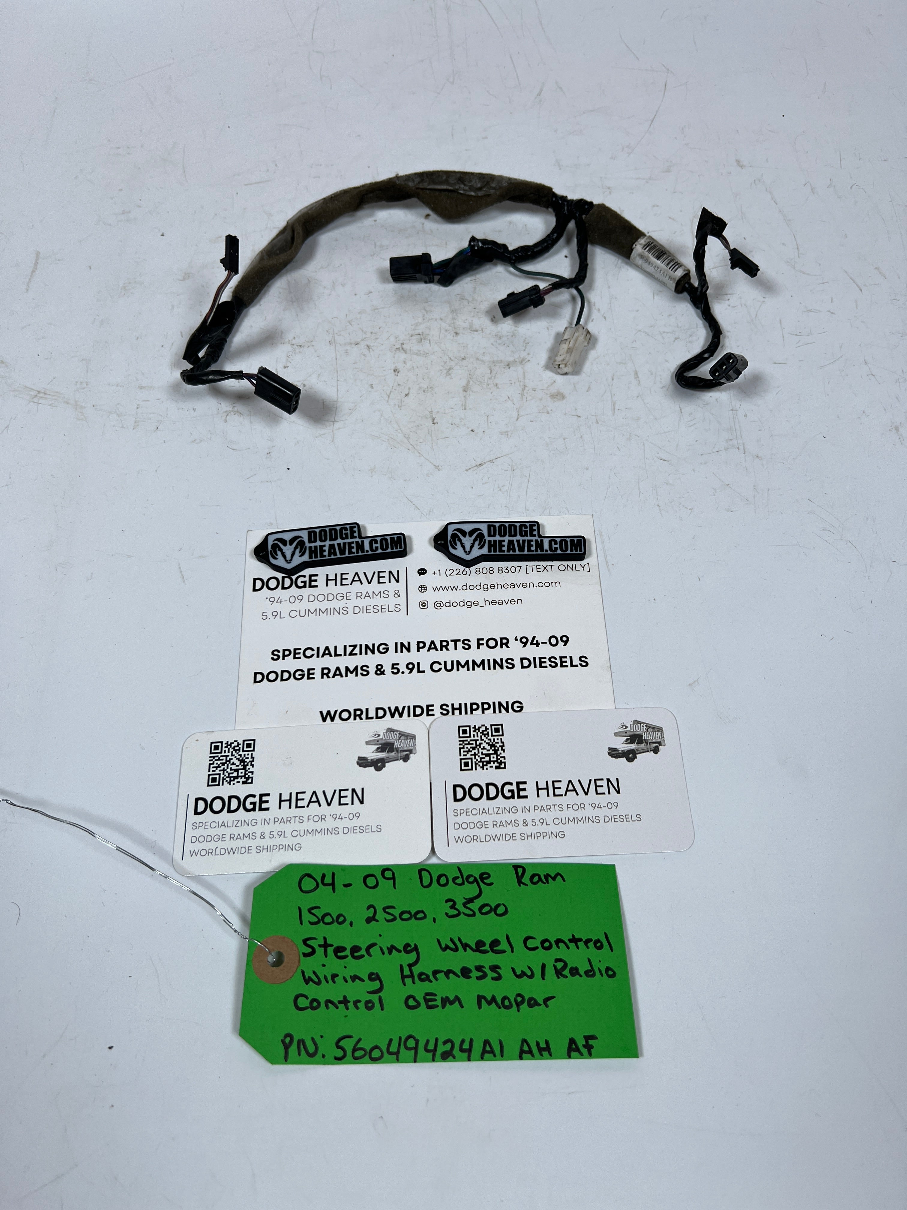 2003-2005 Dodge Ram 1500 2500 3500 Steering Wheel Control Harness with Radio Control (OEM)