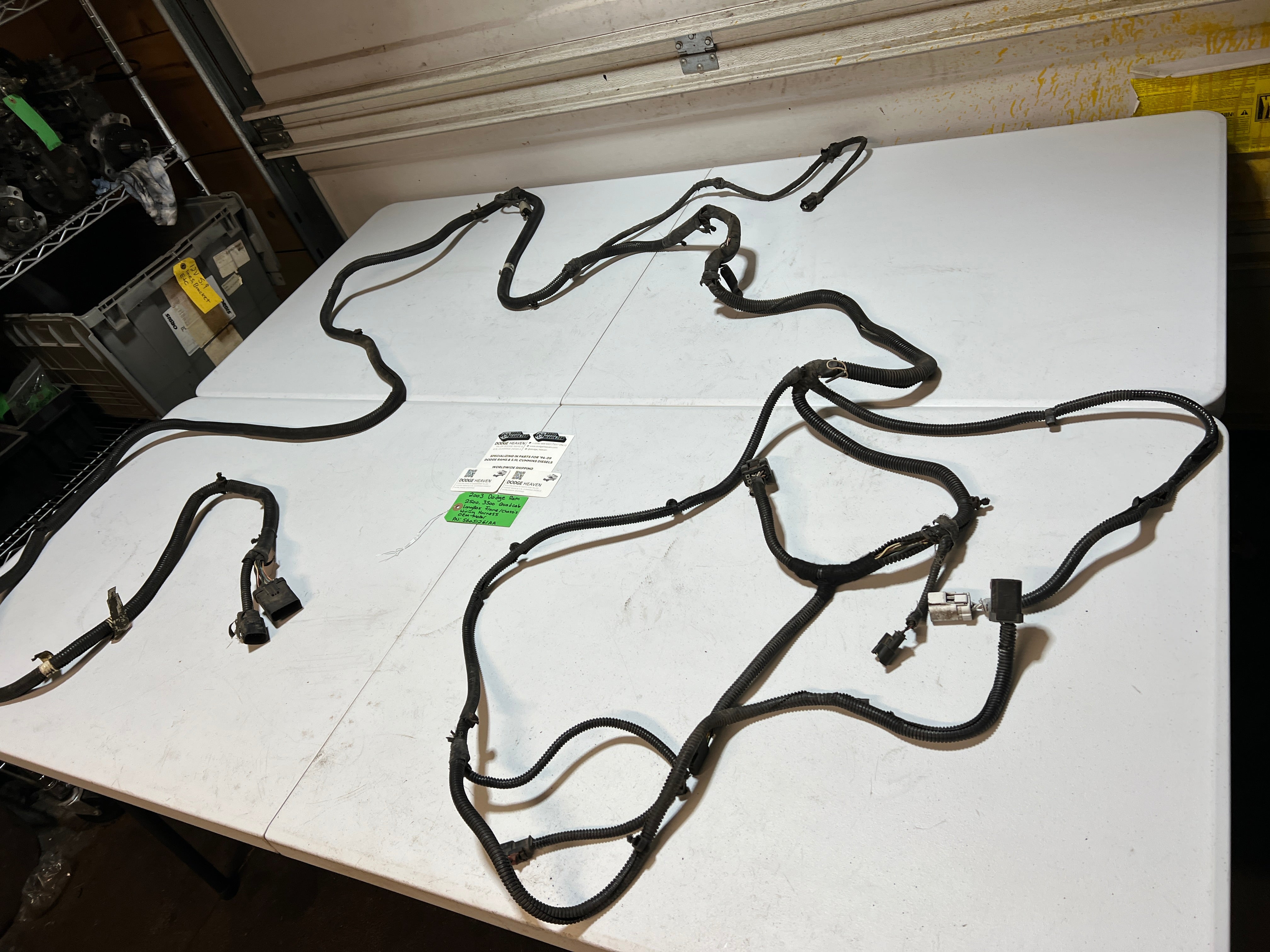 2003-2003 Dodge Ram 2500 3500 Quad Cab LB Frame Chassis Wiring Harness