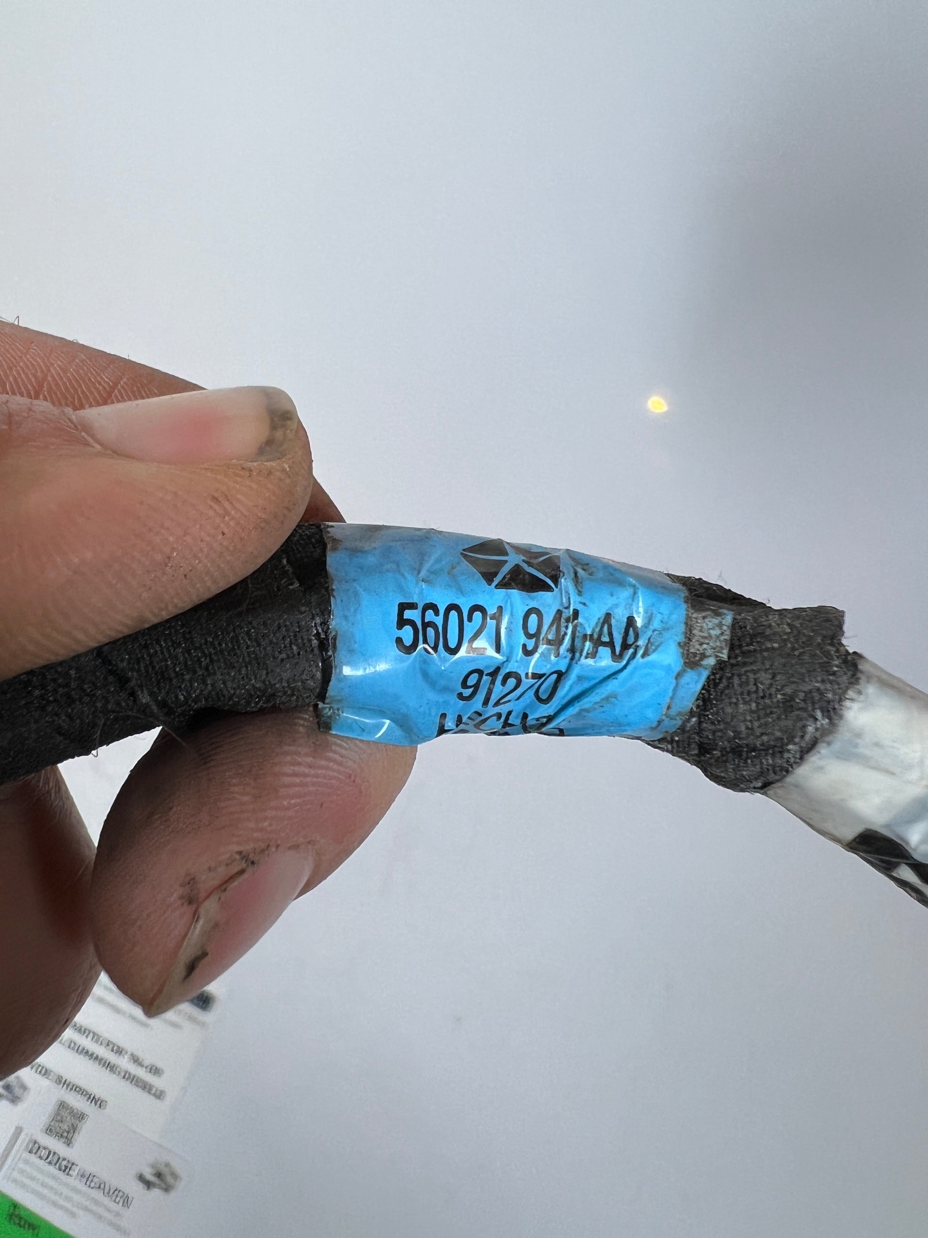 1997-1997 Dodge Ram 1500-3500 Driver Door jumper Wiring Harness