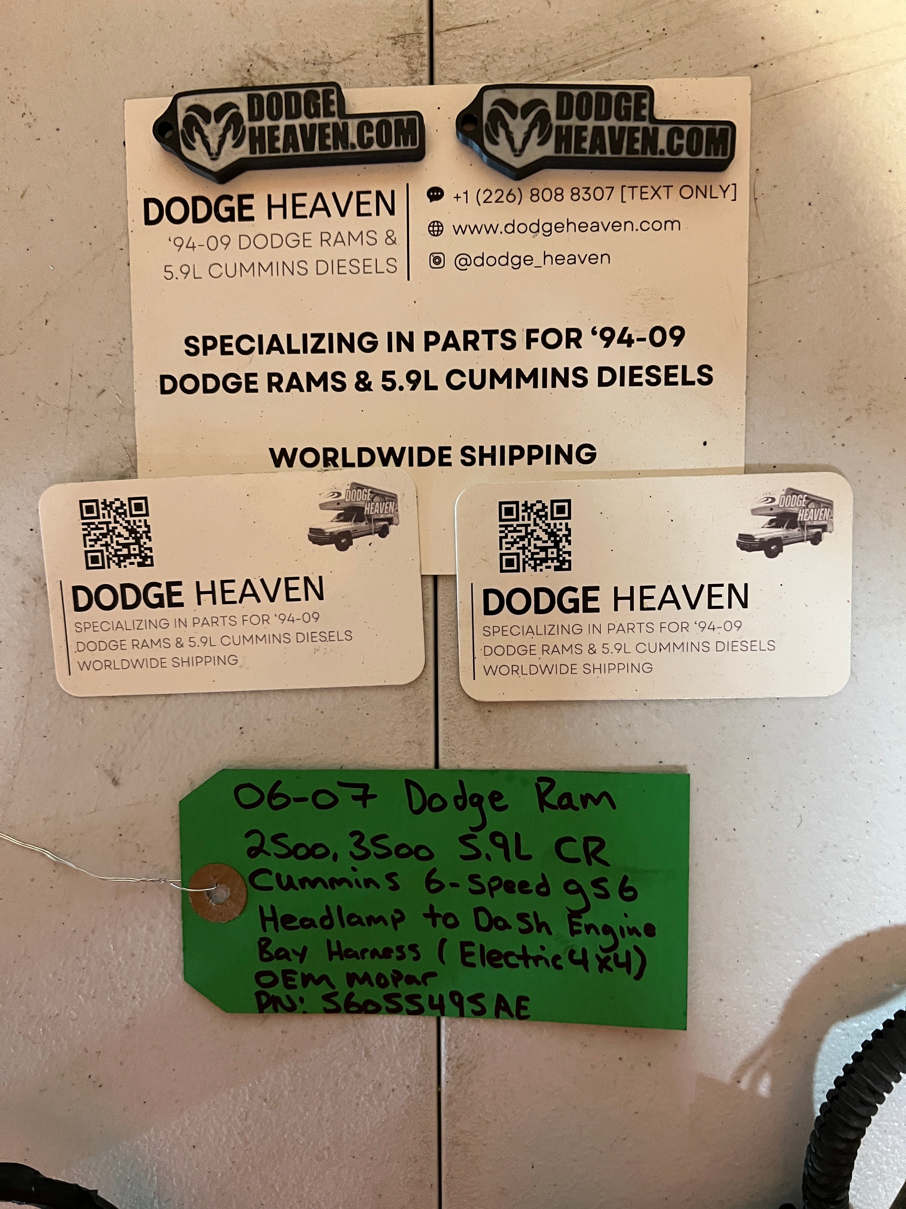 2006-2007 Dodge Ram 5.9L Cummins Manual Engine Bay Wiring Harness