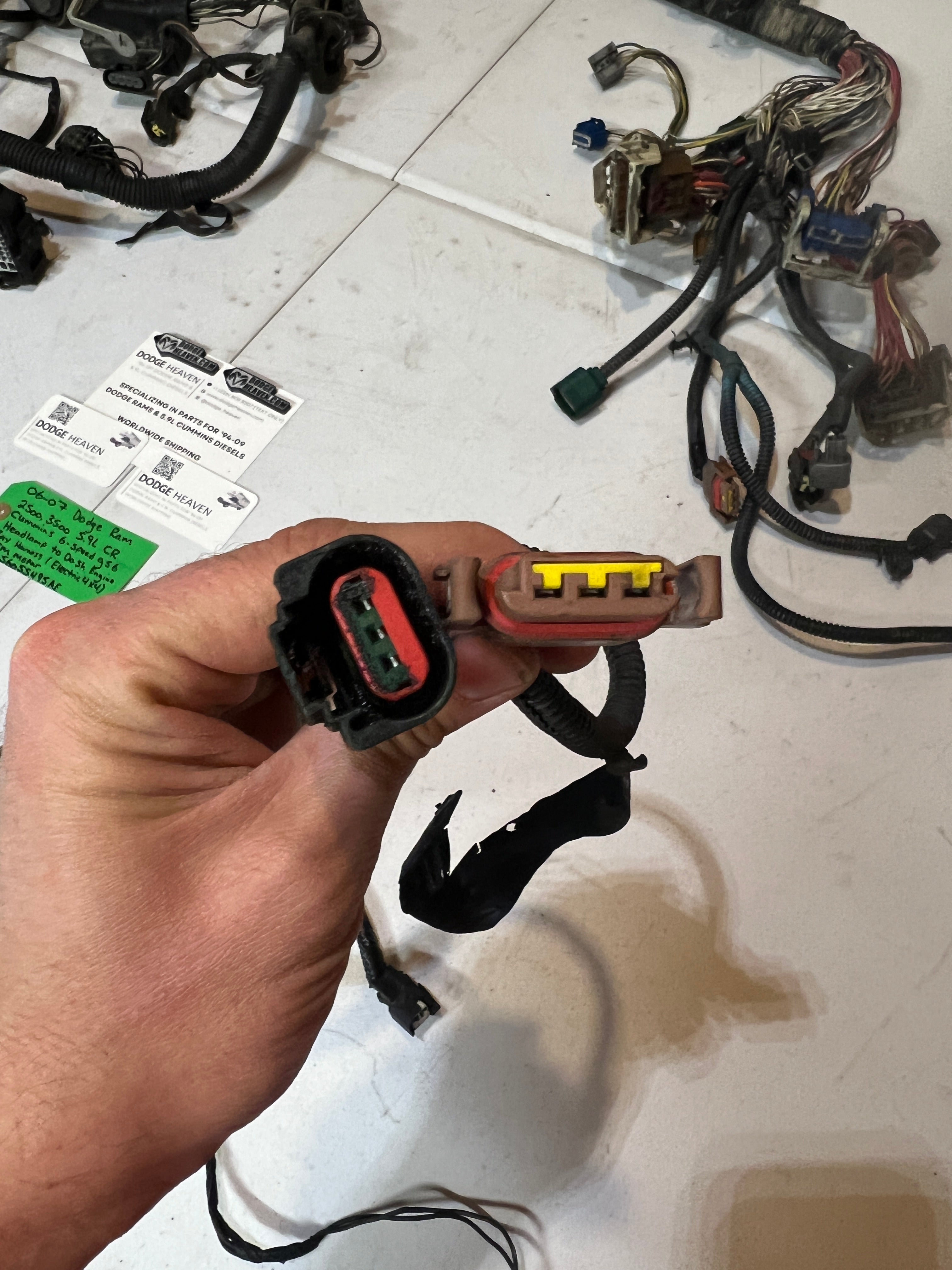 2006-2007 Dodge Ram 5.9L Cummins Manual Engine Bay Wiring Harness