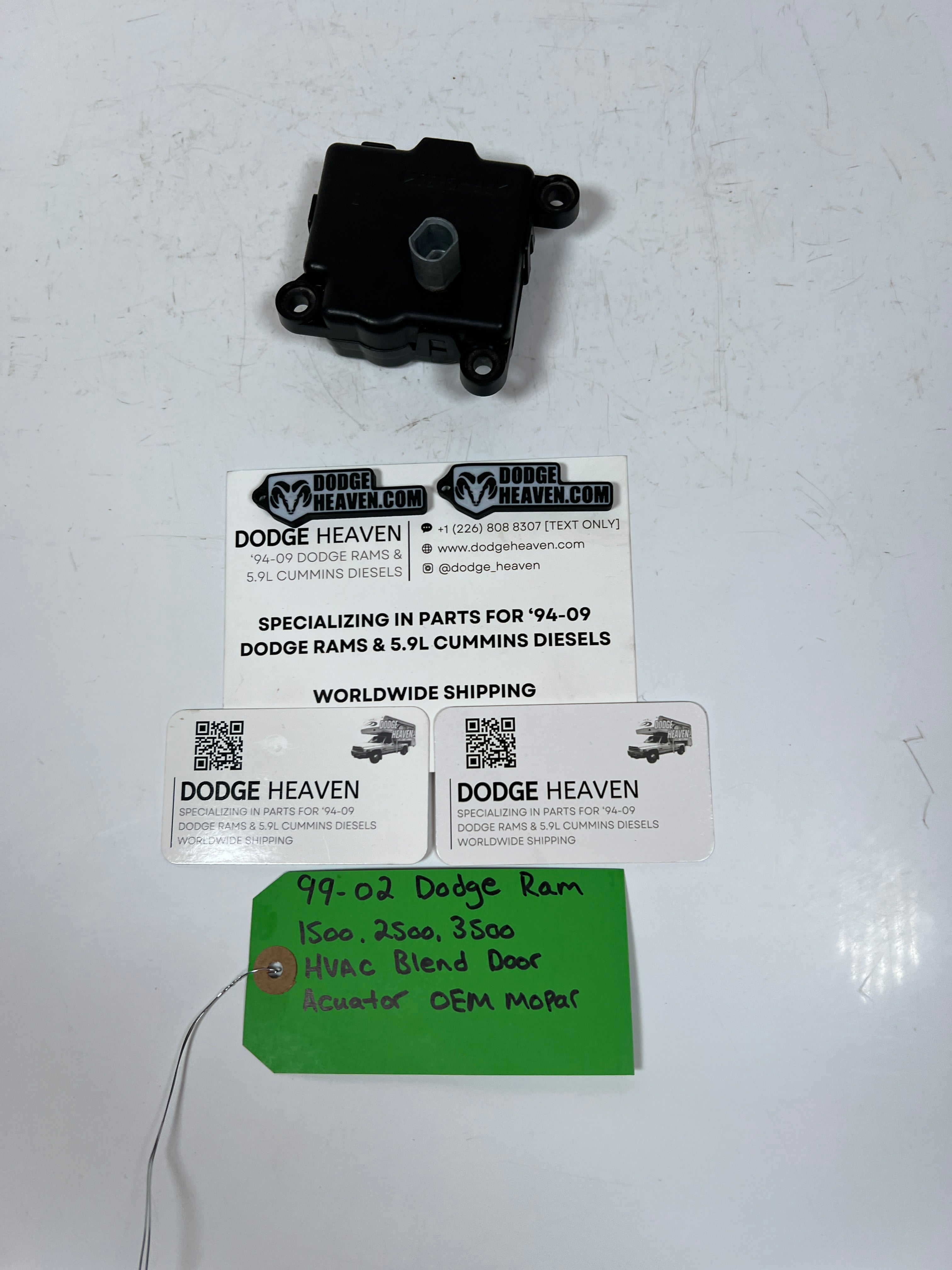 1999-2002 Dodge Ram 1500-3500 HVAC Blend Door Actuator 4-Pin