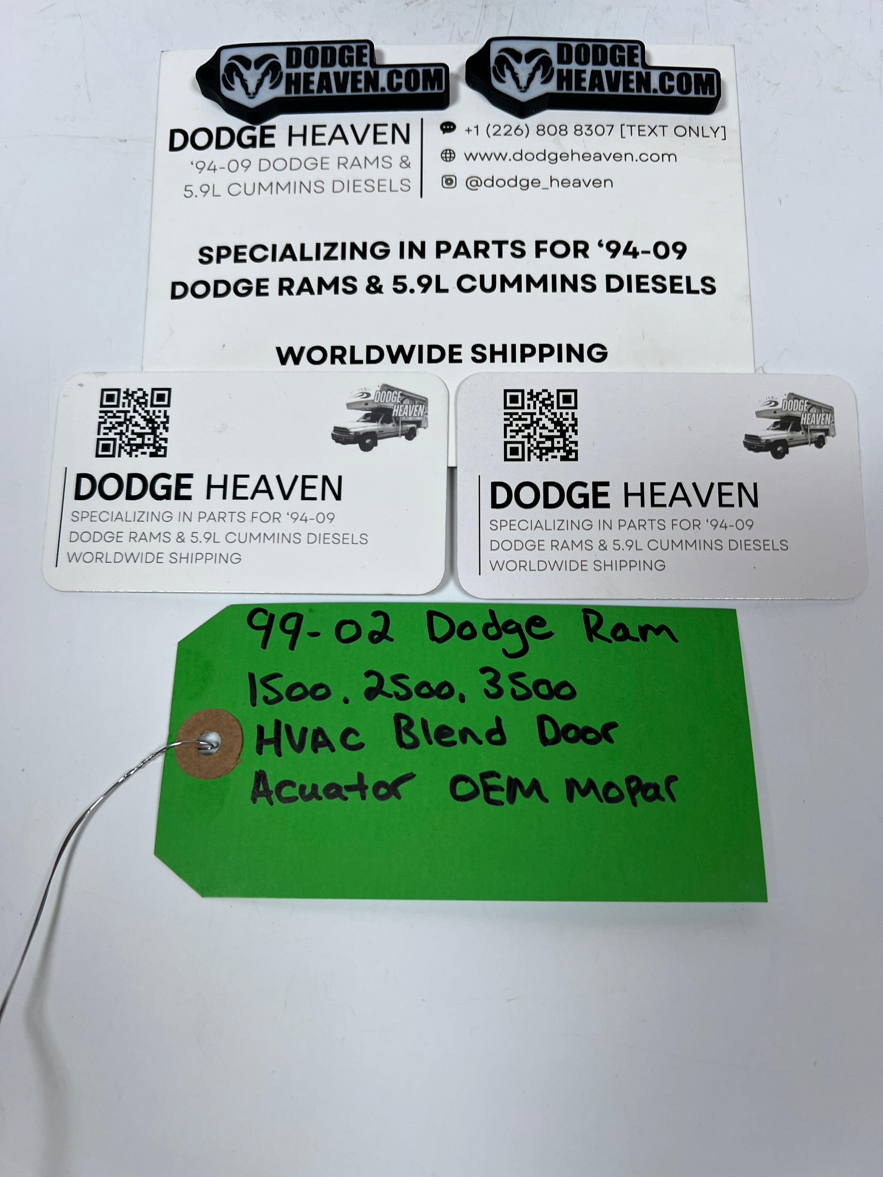 1999-2002 Dodge Ram 1500-3500 HVAC Blend Door Actuator 4-Pin