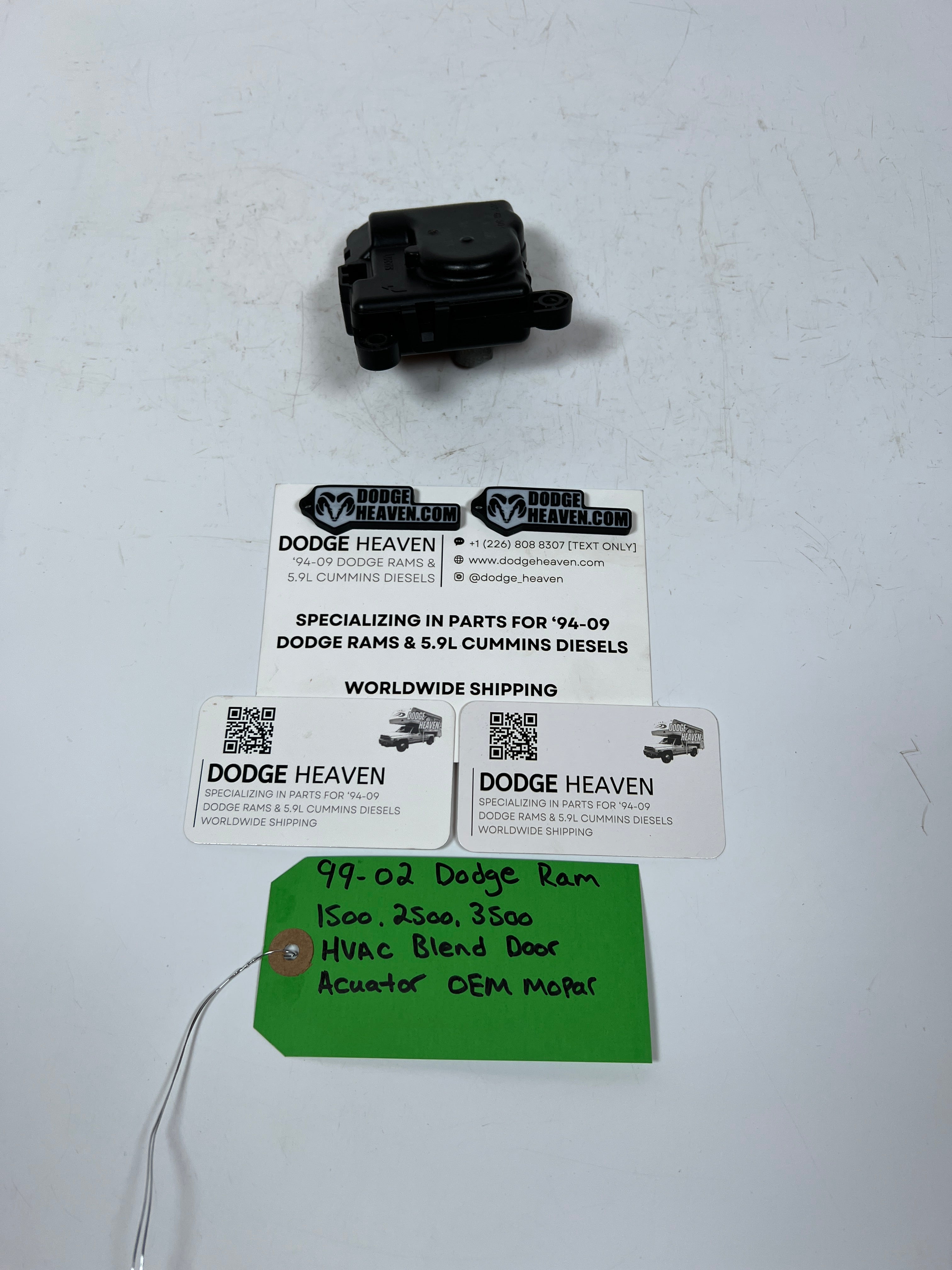 1999-2002 Dodge Ram 1500-3500 HVAC Blend Door Actuator 4-Pin