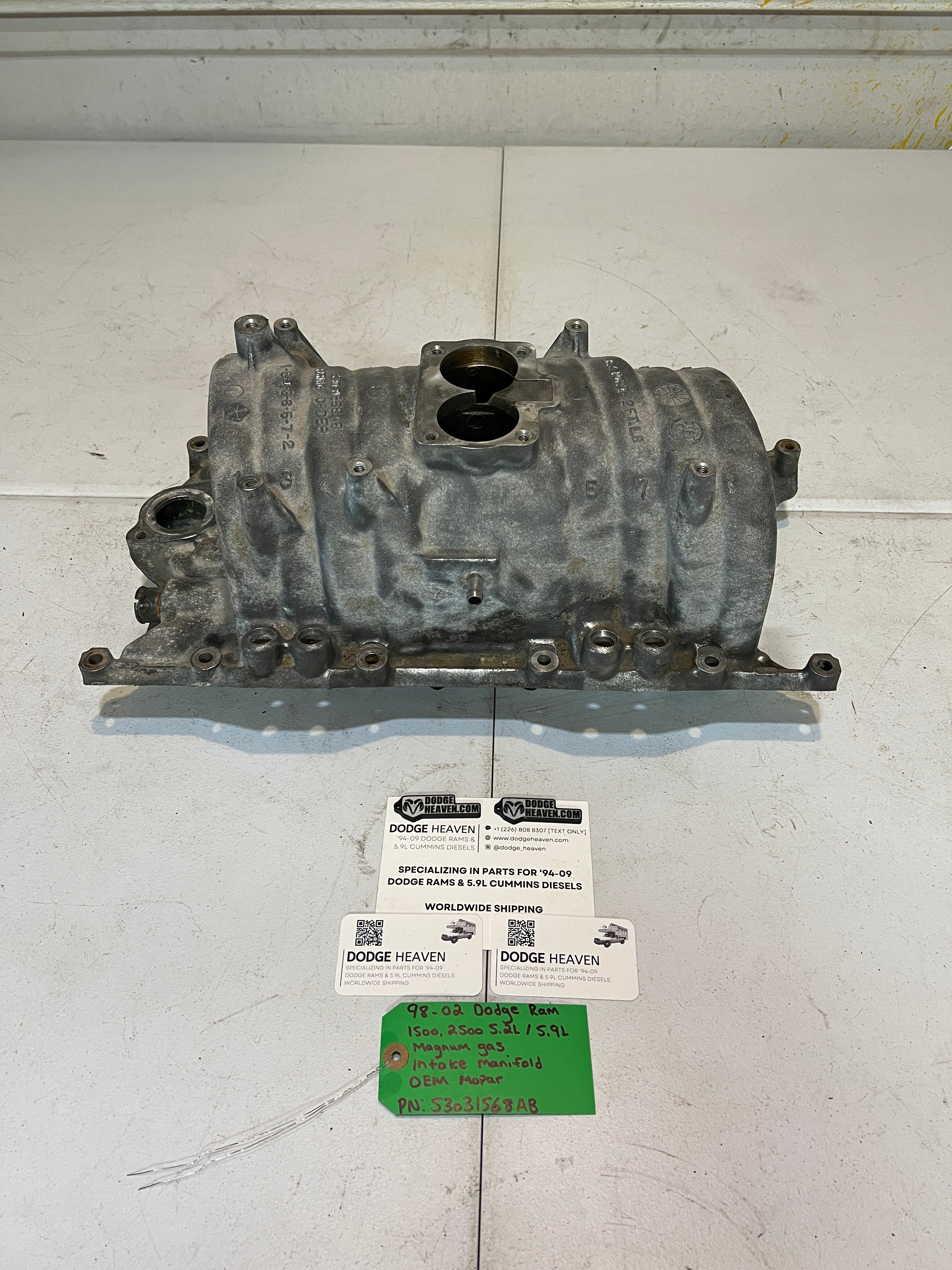 1998-2002 Dodge Ram 5.2L 5.9L Magnum Gas Intake Manifold