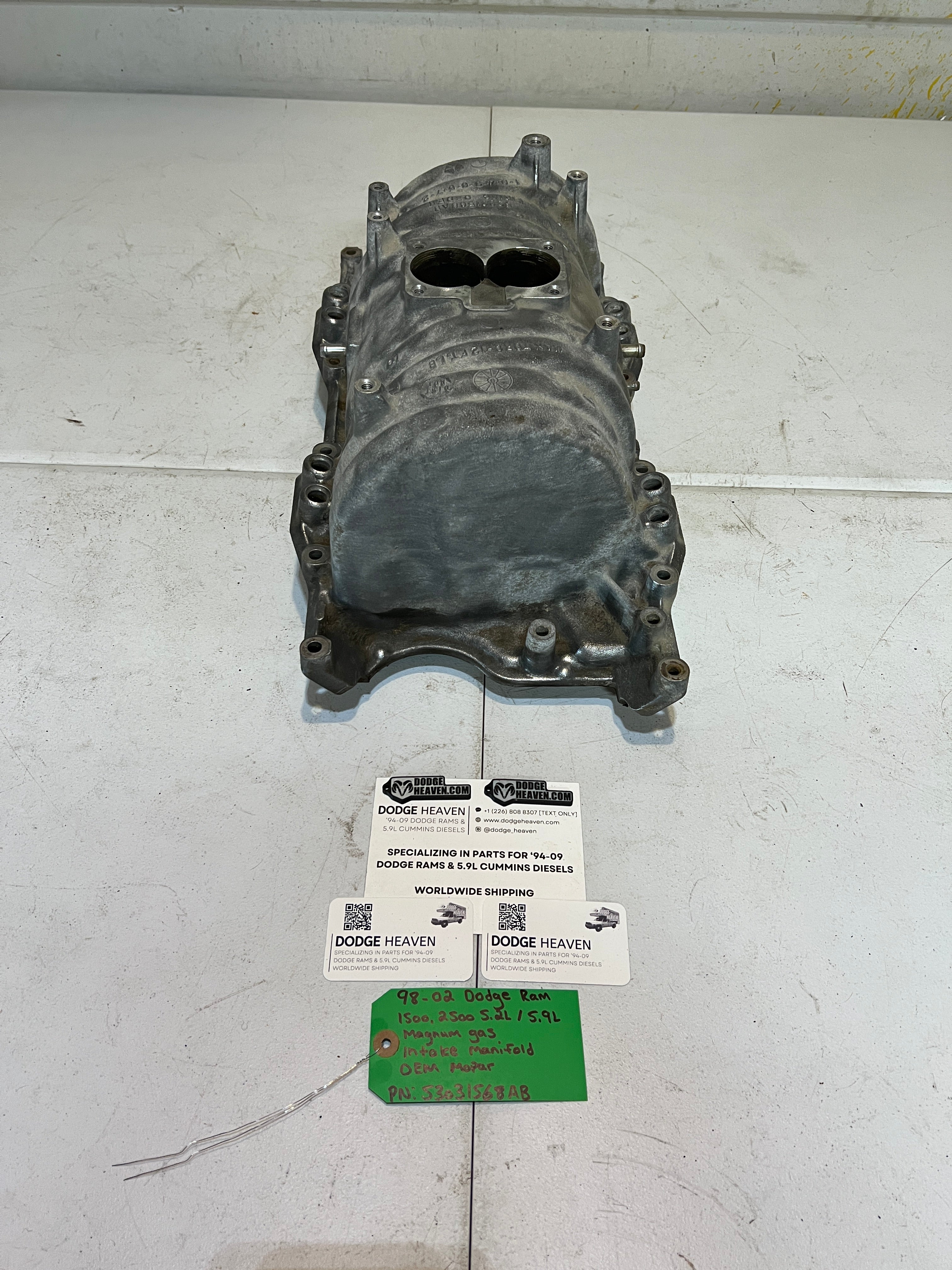 1998-2002 Dodge Ram 5.2L 5.9L Magnum Gas Intake Manifold