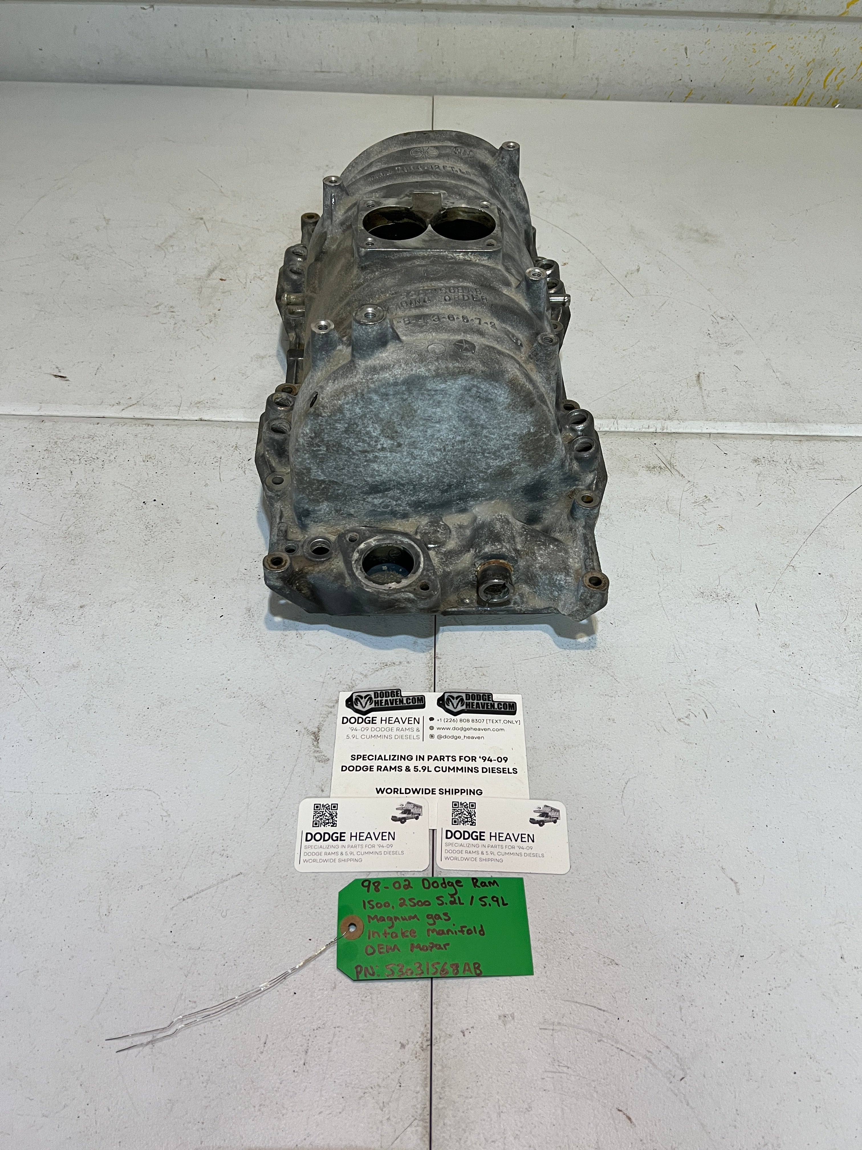 1998-2002 Dodge Ram 5.2L 5.9L Magnum Gas Intake Manifold