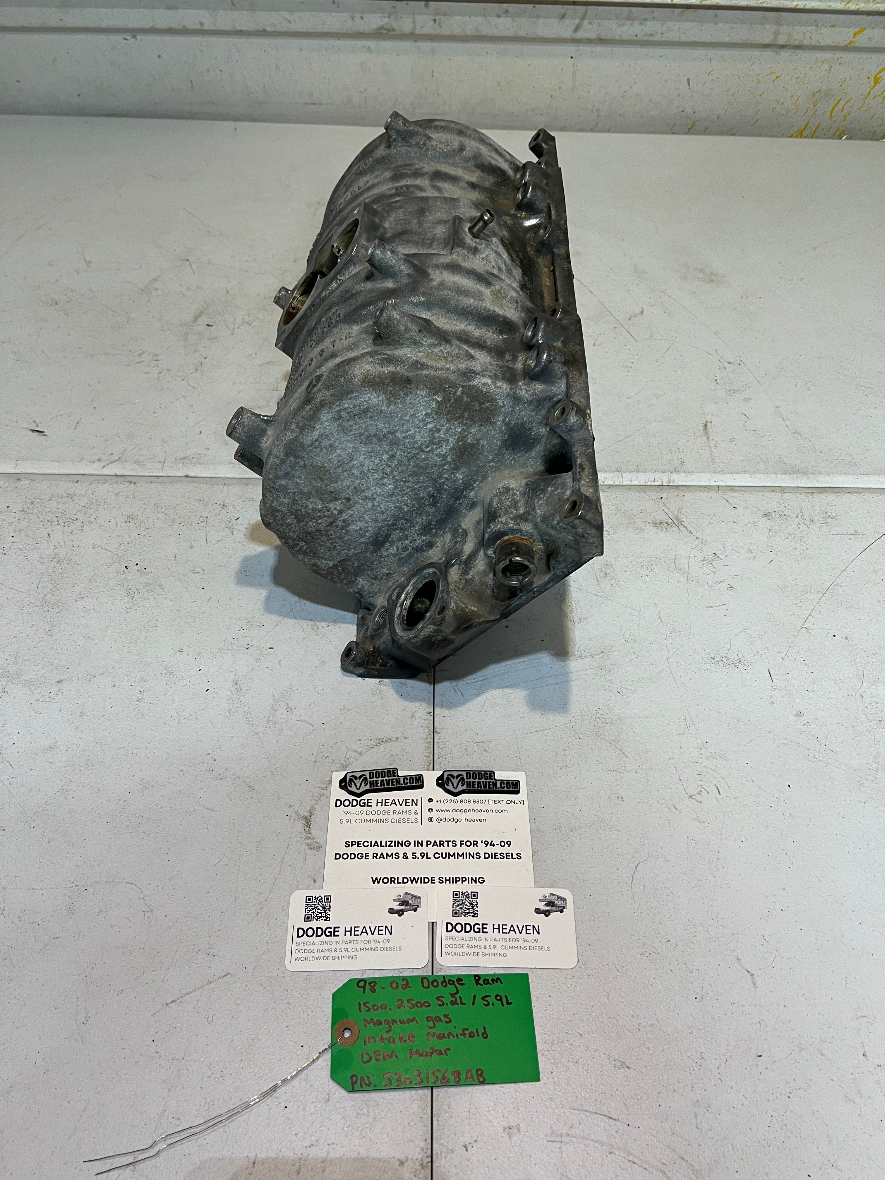 1998-2002 Dodge Ram 5.2L 5.9L Magnum Gas Intake Manifold