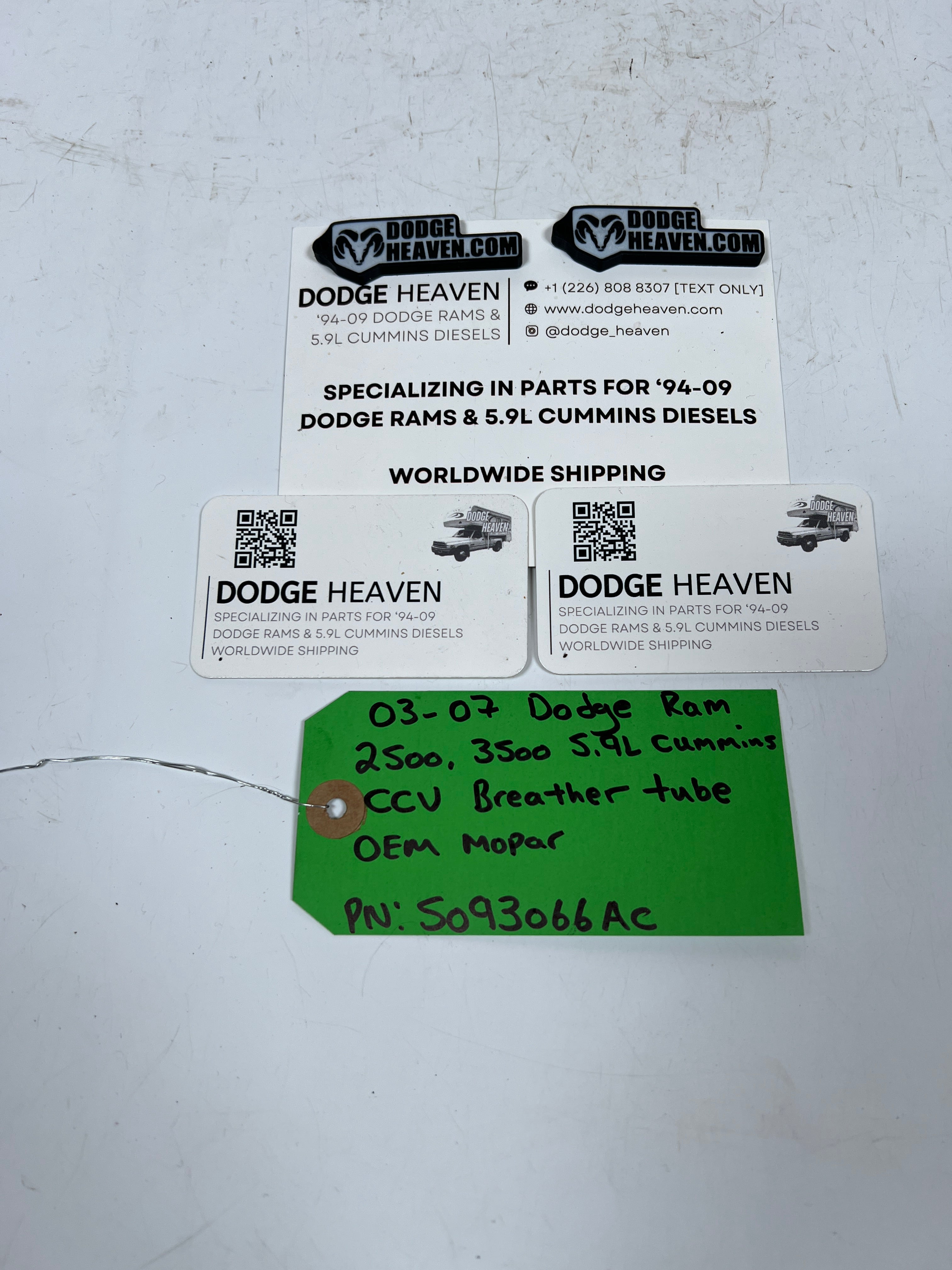 2003-2007 Dodge Ram 2500 3500 5.9L Cummins CCV Breather Tube