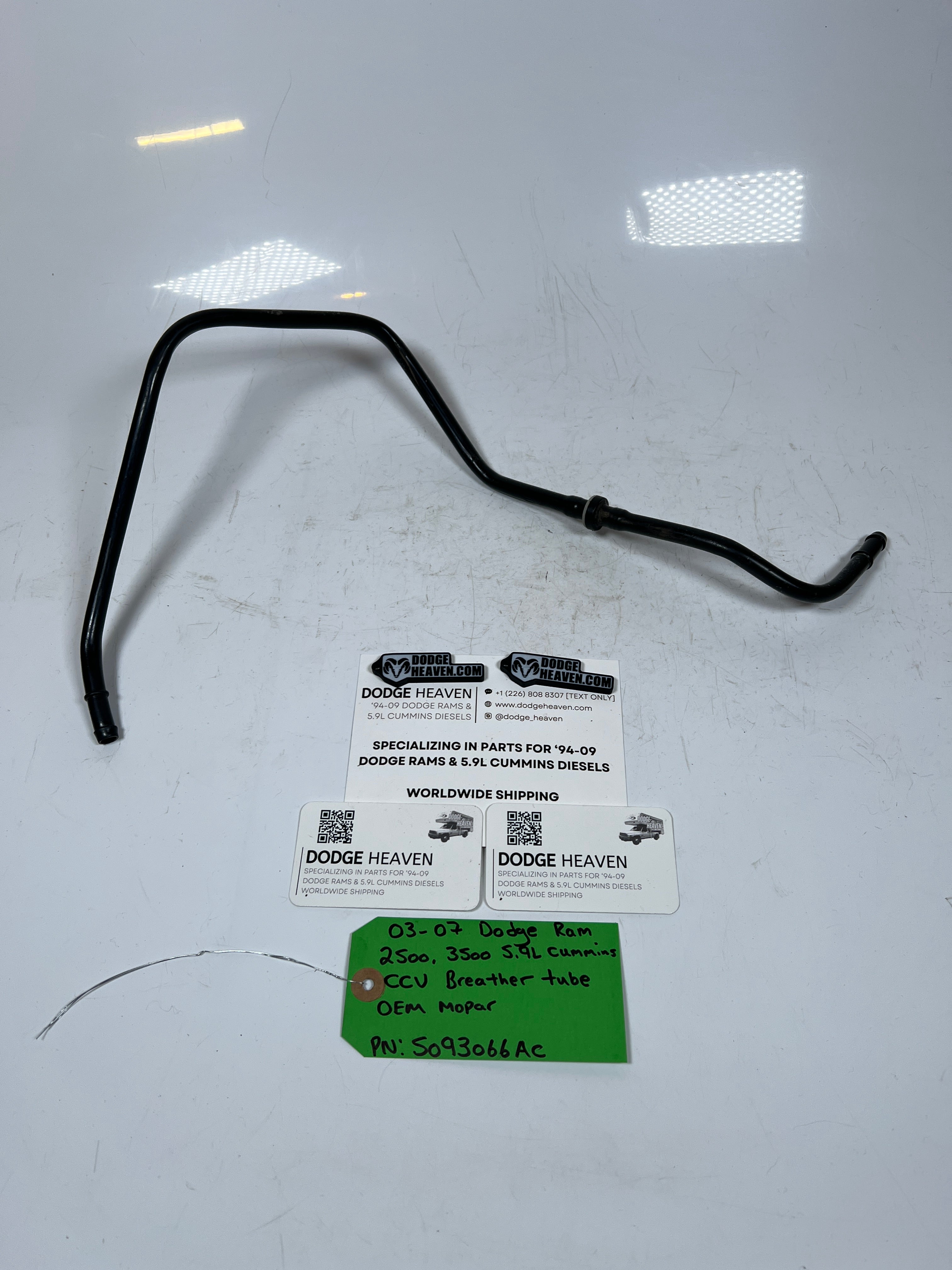 2003-2007 Dodge Ram 2500 3500 5.9L Cummins CCV Breather Tube