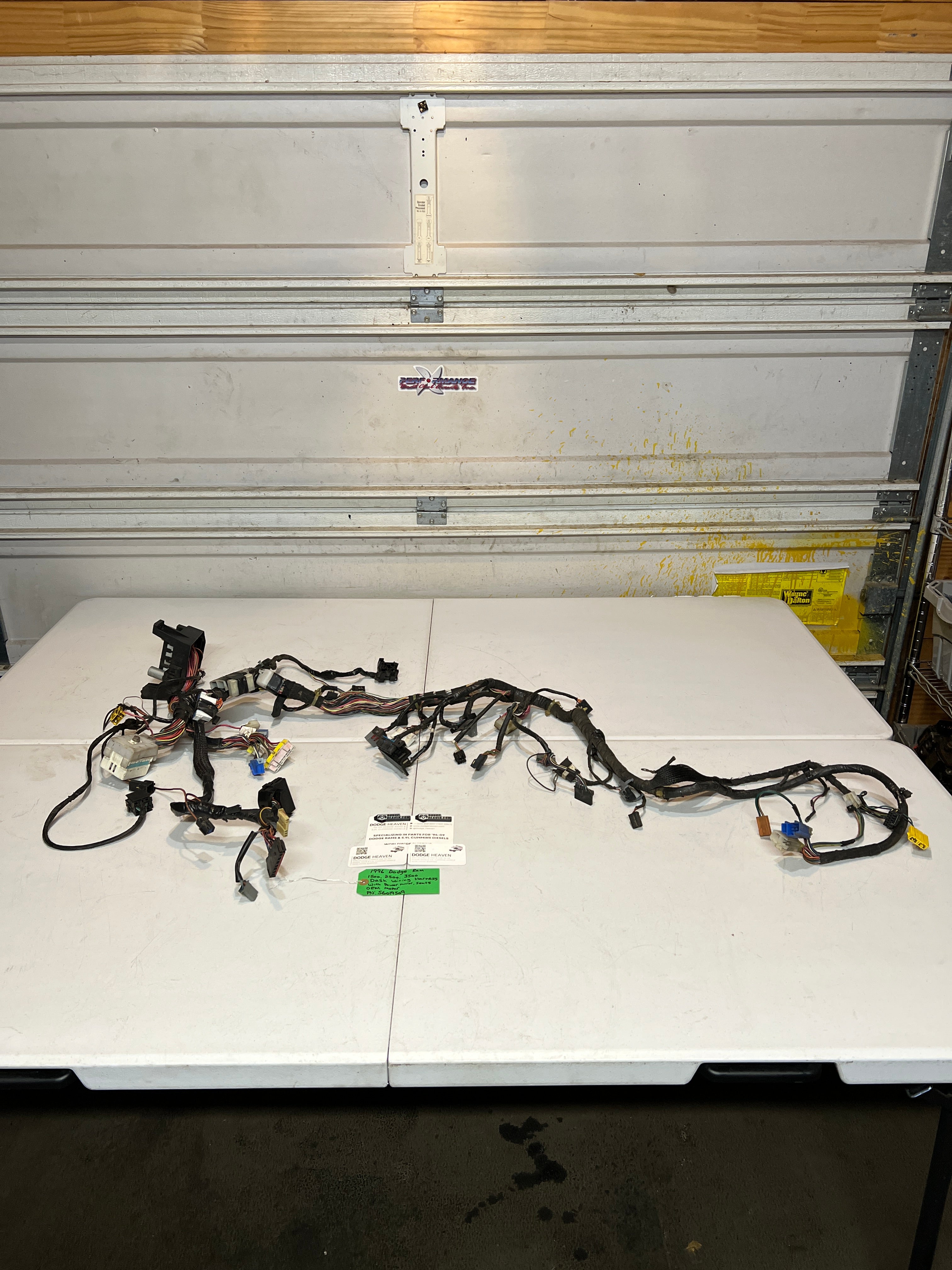 1996-1996 Dodge Ram 1500-3500 Dash Wiring Harness