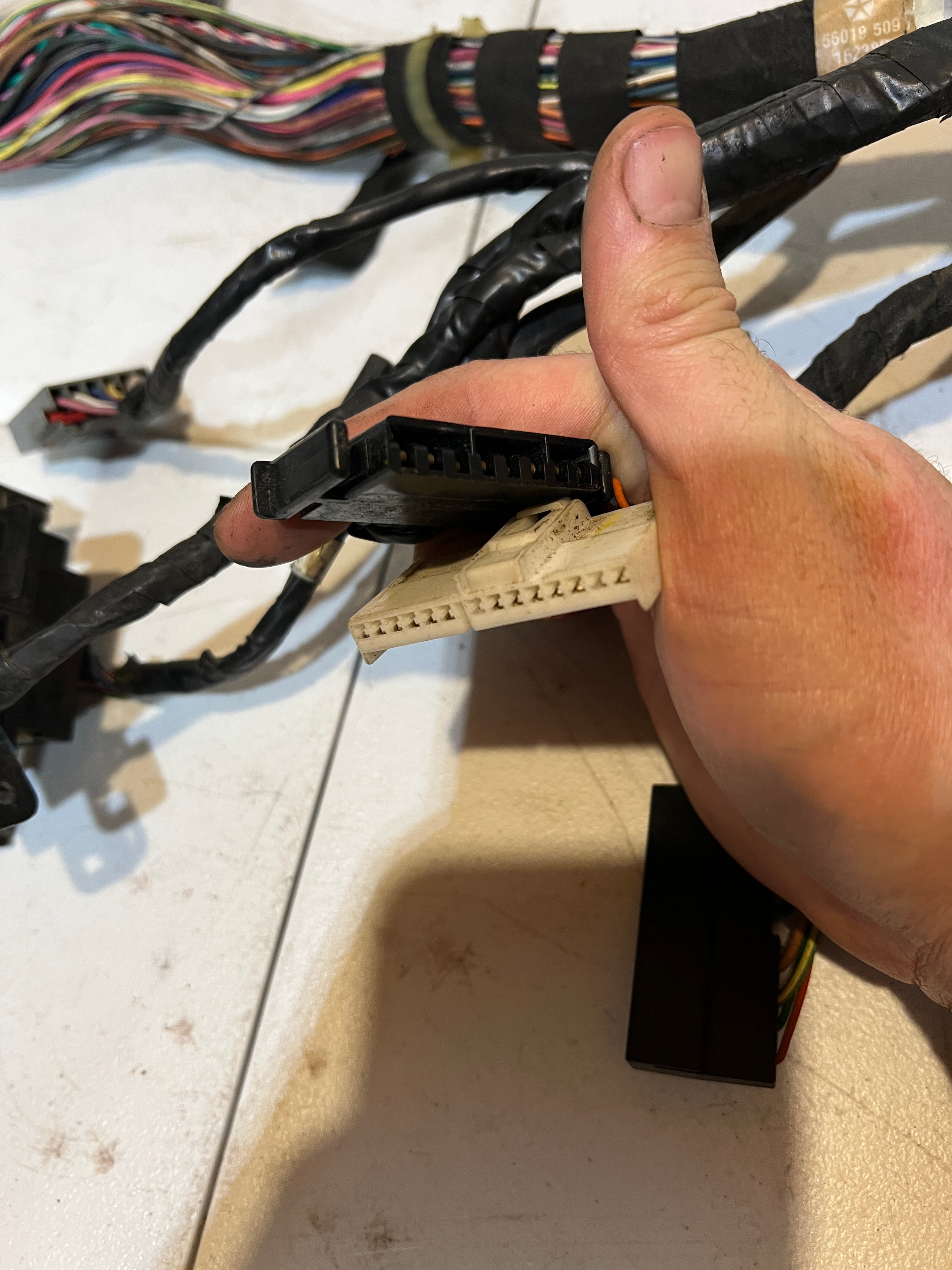 1996-1996 Dodge Ram 1500-3500 Dash Wiring Harness