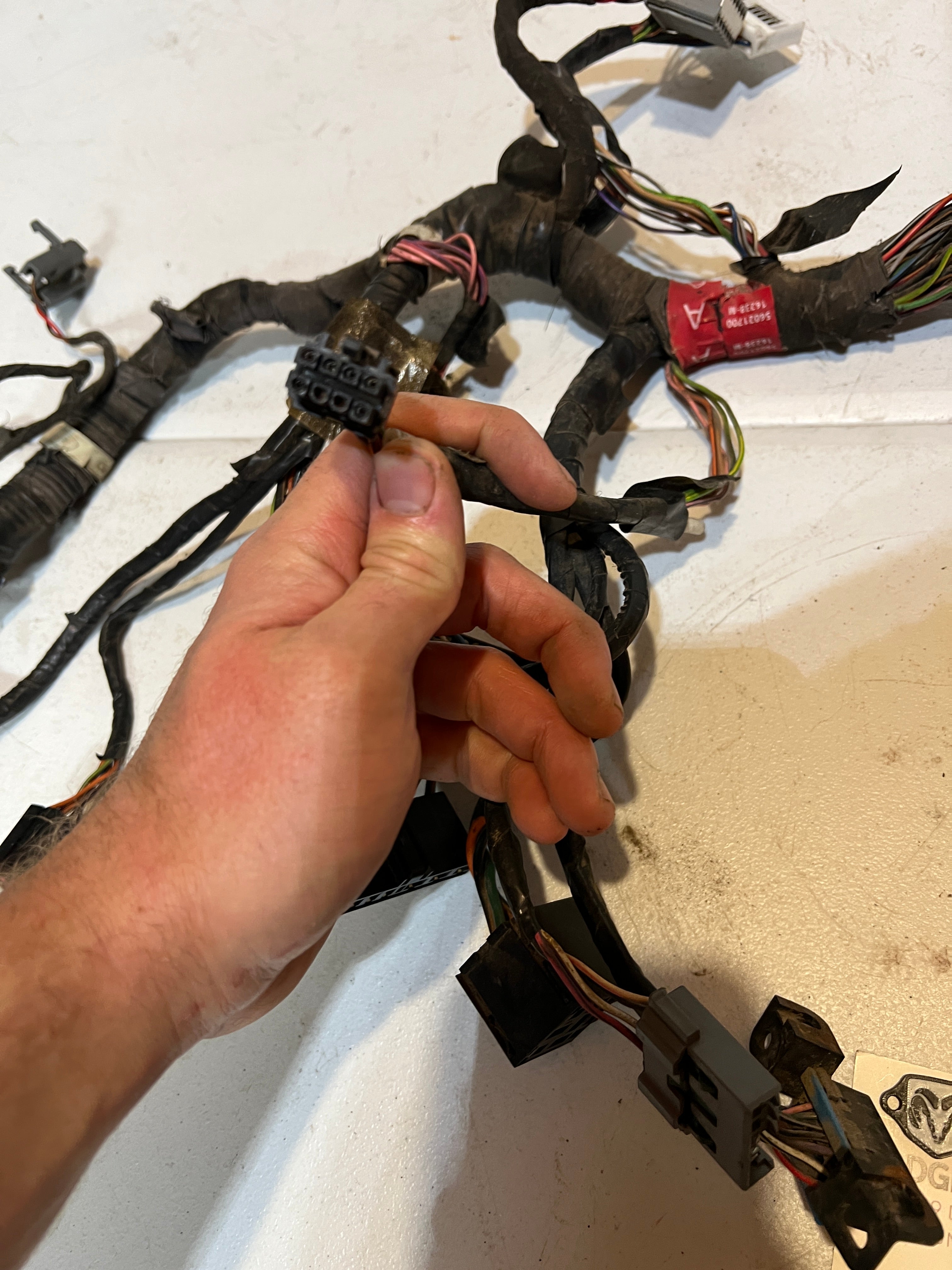 1997-1997 Dodge Ram 1500 2500 3500 Dash Wiring Harness