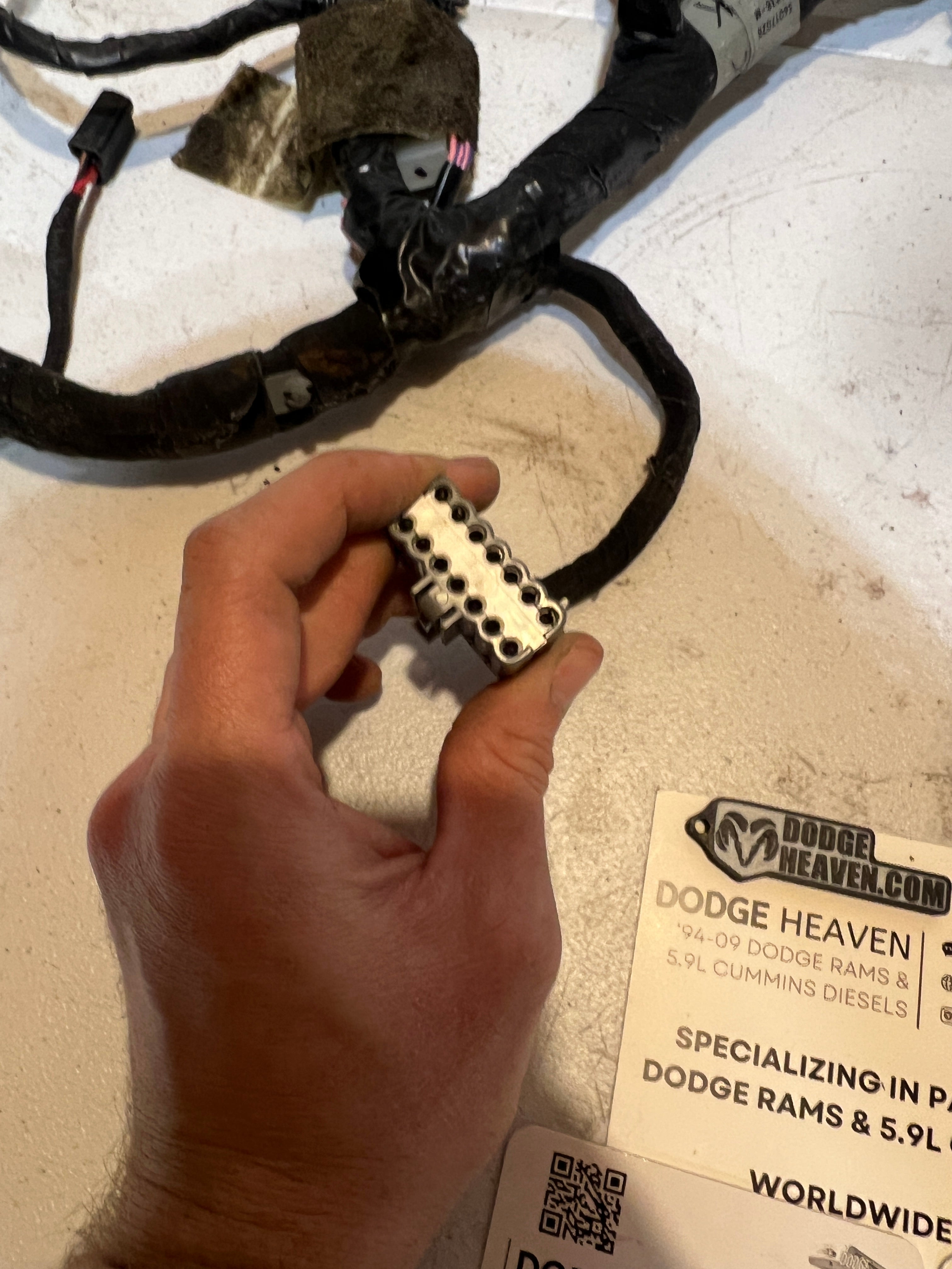 1994-1995 Dodge Ram 1500 2500 3500 Dash Wiring Harness