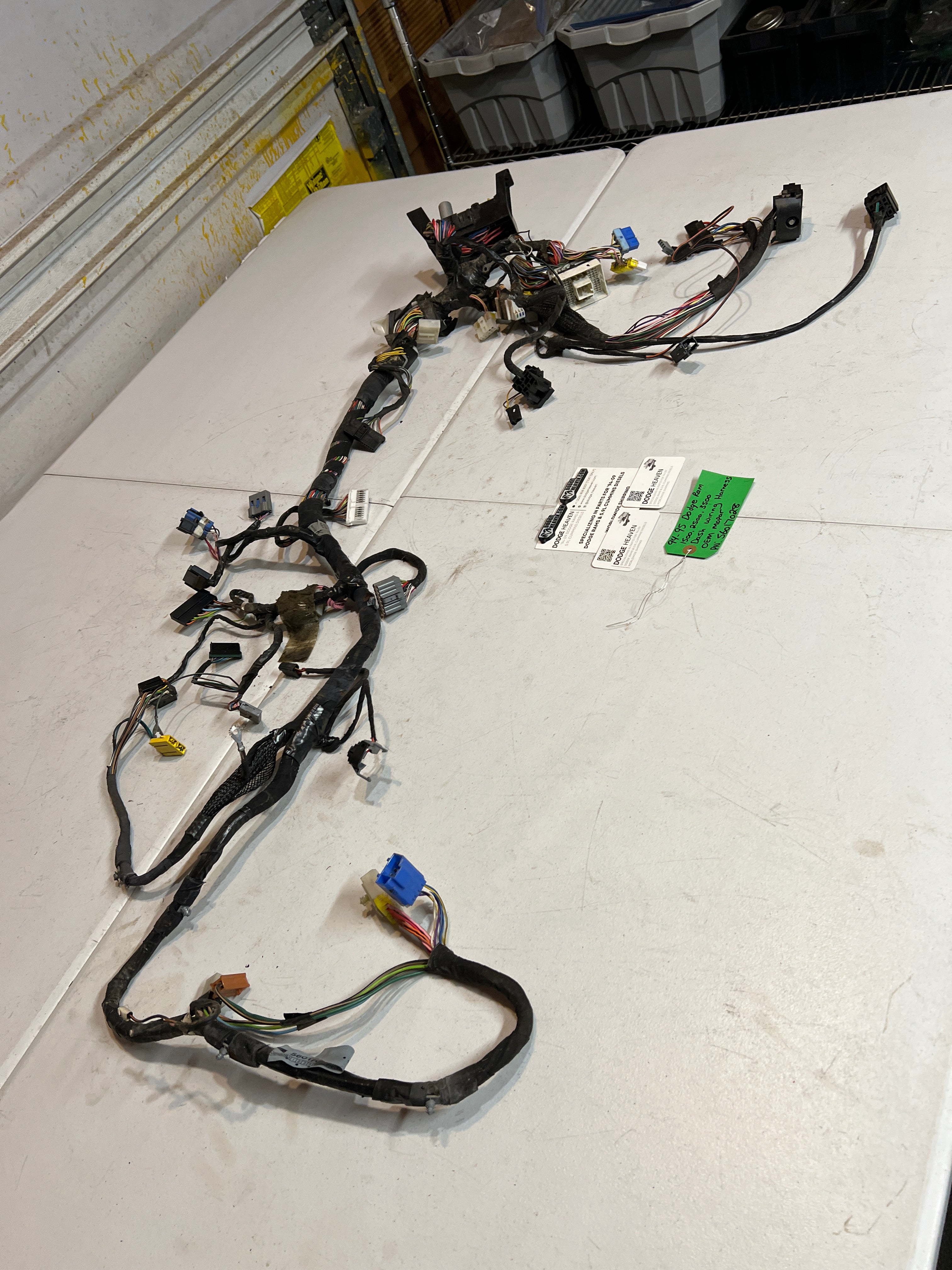 1994-1995 Dodge Ram 1500 2500 3500 Dash Wiring Harness