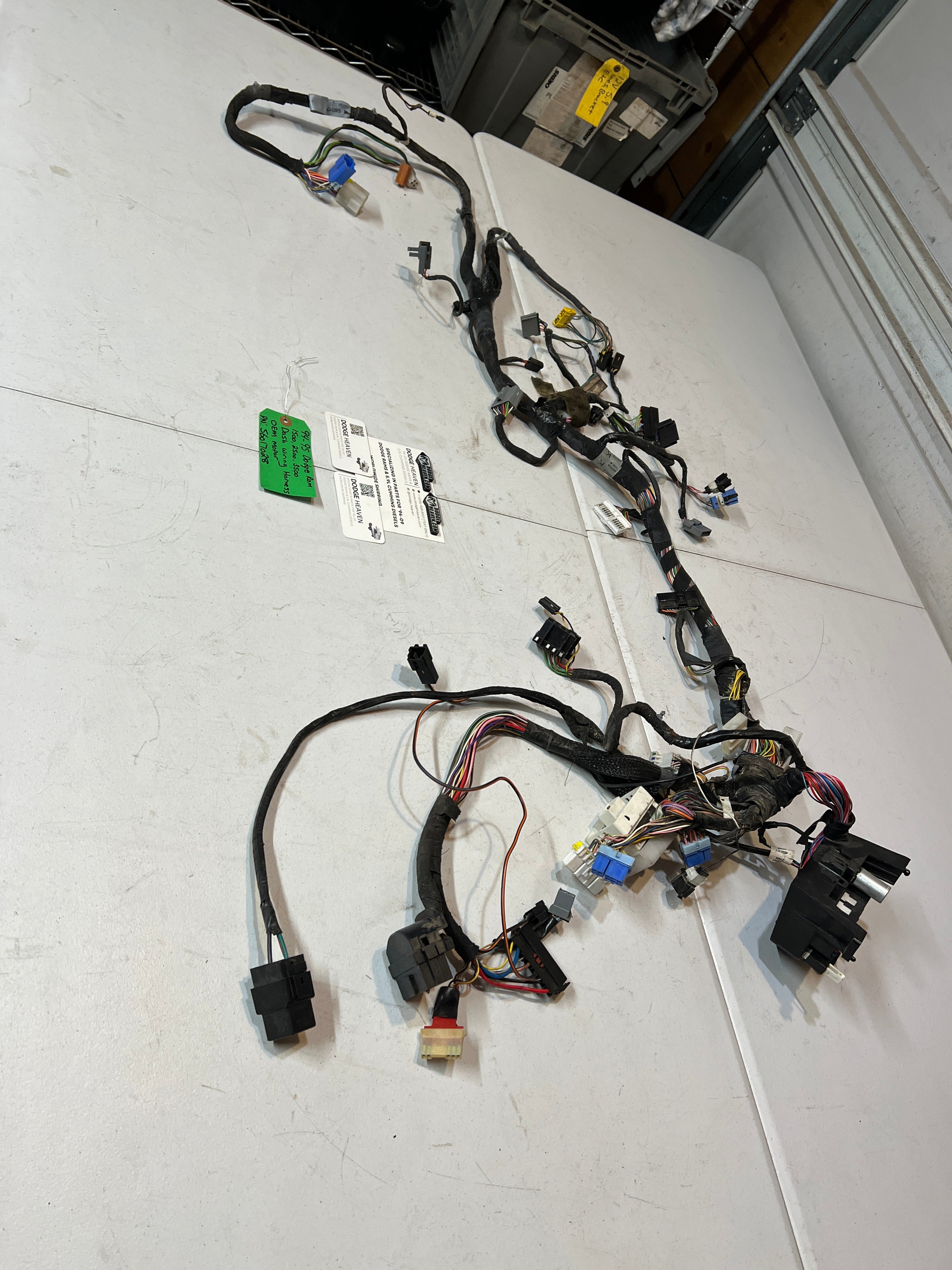 1994-1995 Dodge Ram 1500 2500 3500 Dash Wiring Harness