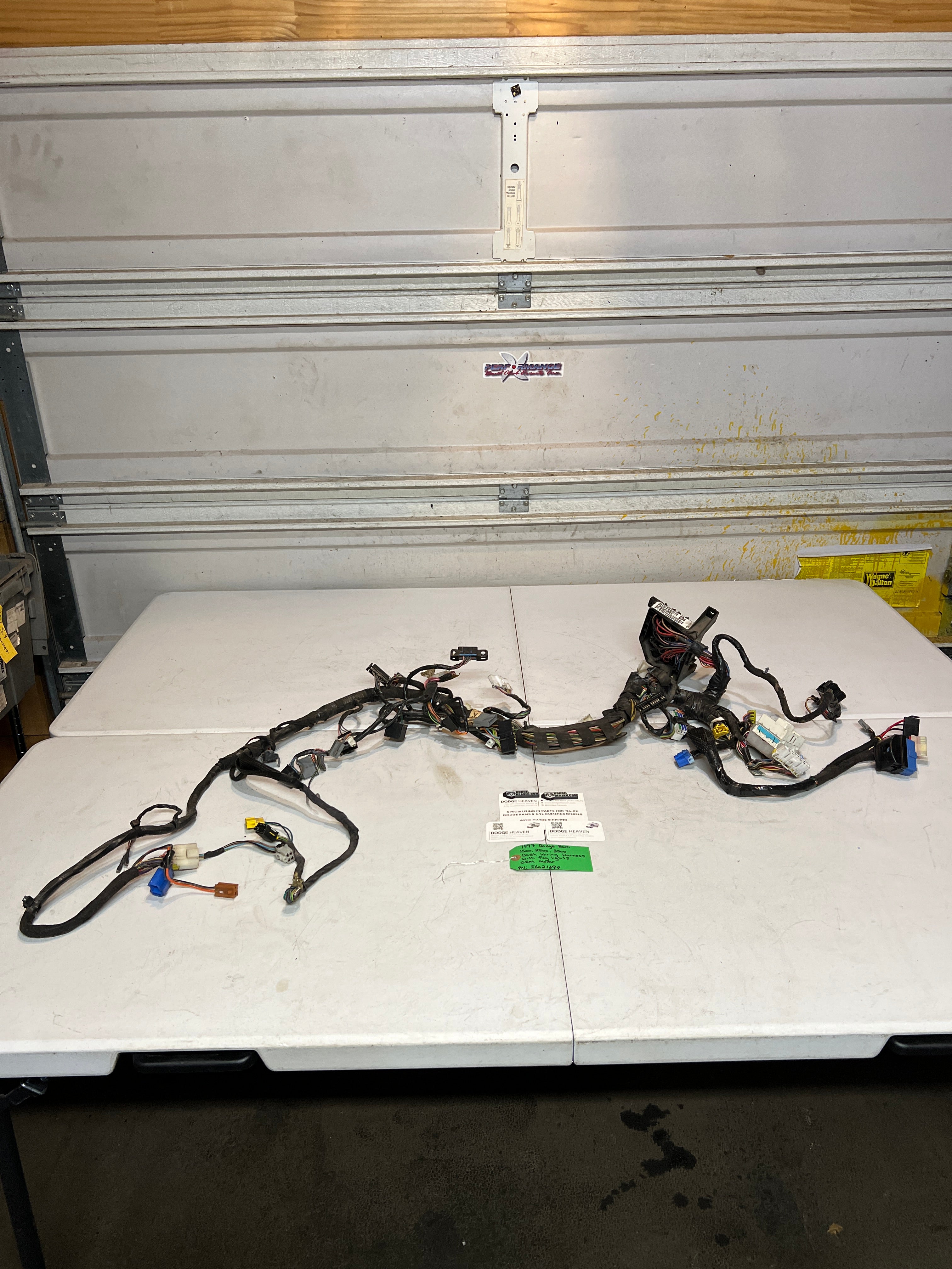 1997-1997 Dodge Ram 1500 2500 3500 Dash Wiring Harness With Fog Lights
