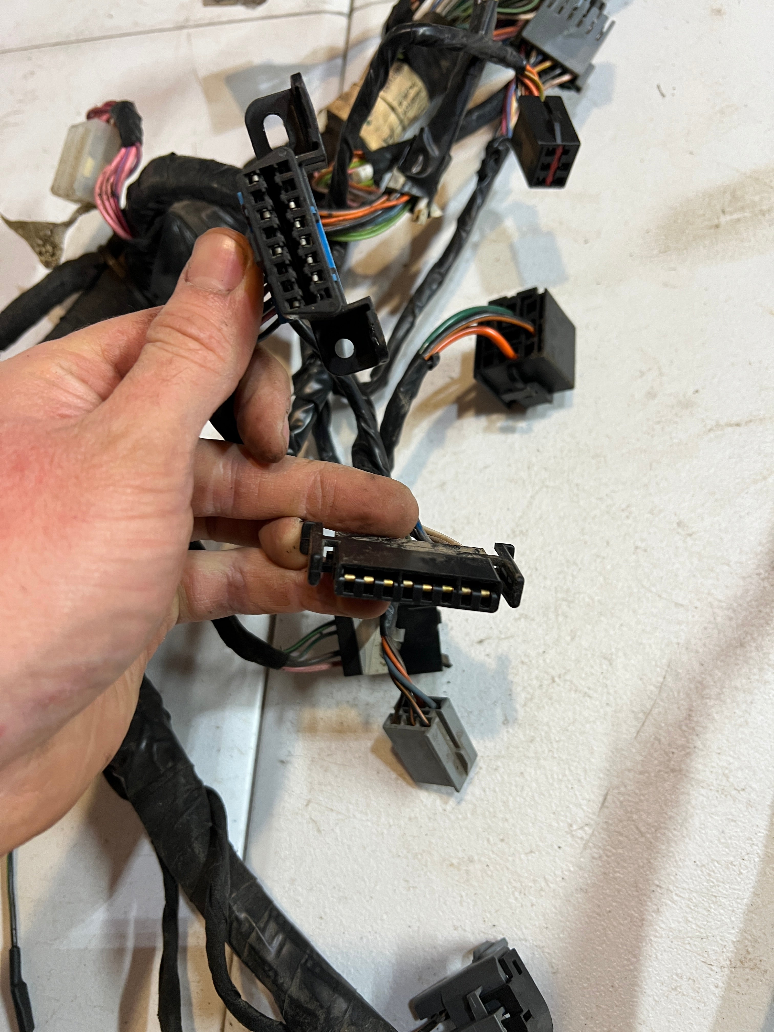 1997-1997 Dodge Ram 1500 2500 3500 Dash Wiring Harness With Fog Lights