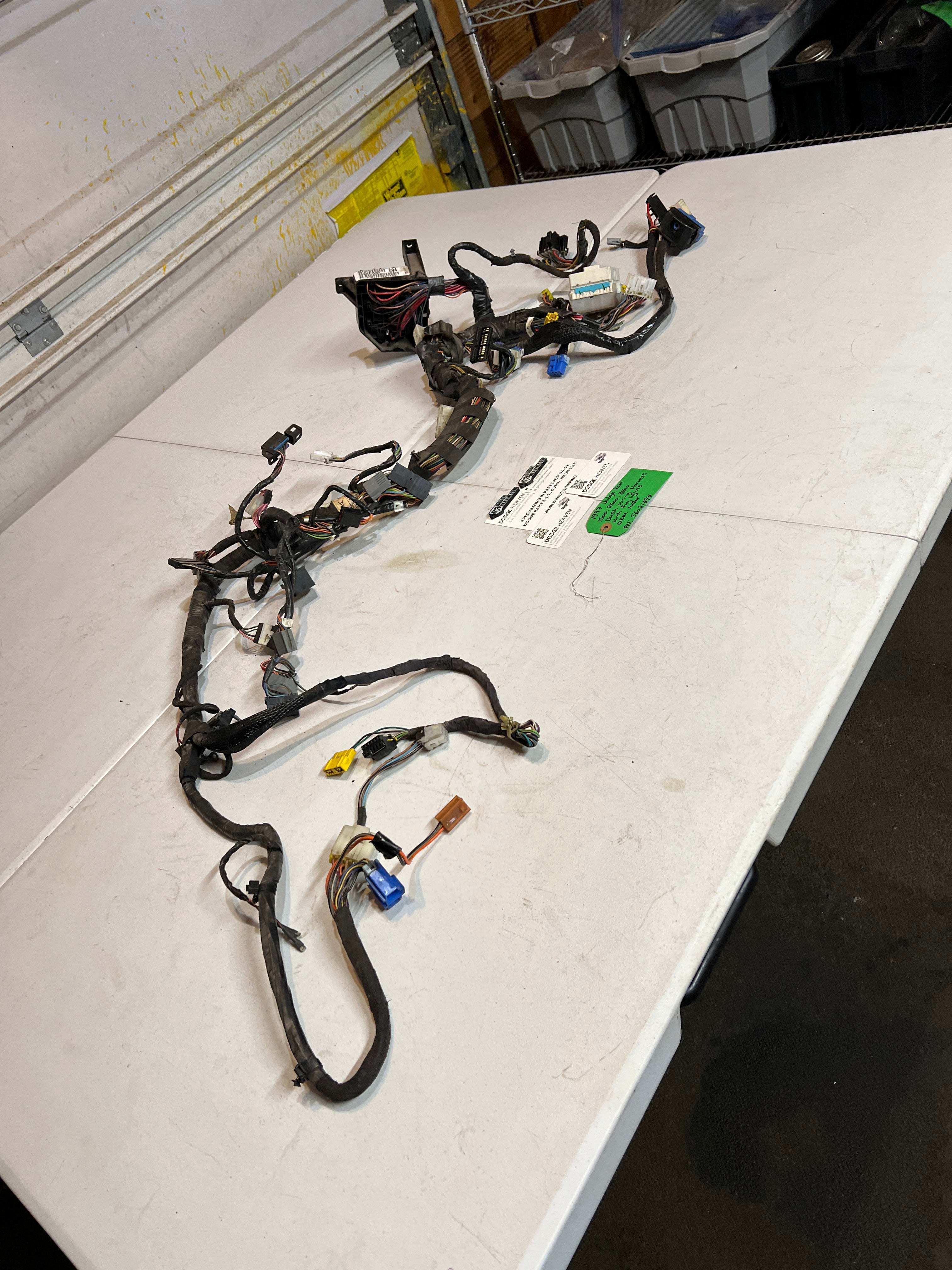 1997-1997 Dodge Ram 1500 2500 3500 Dash Wiring Harness With Fog Lights