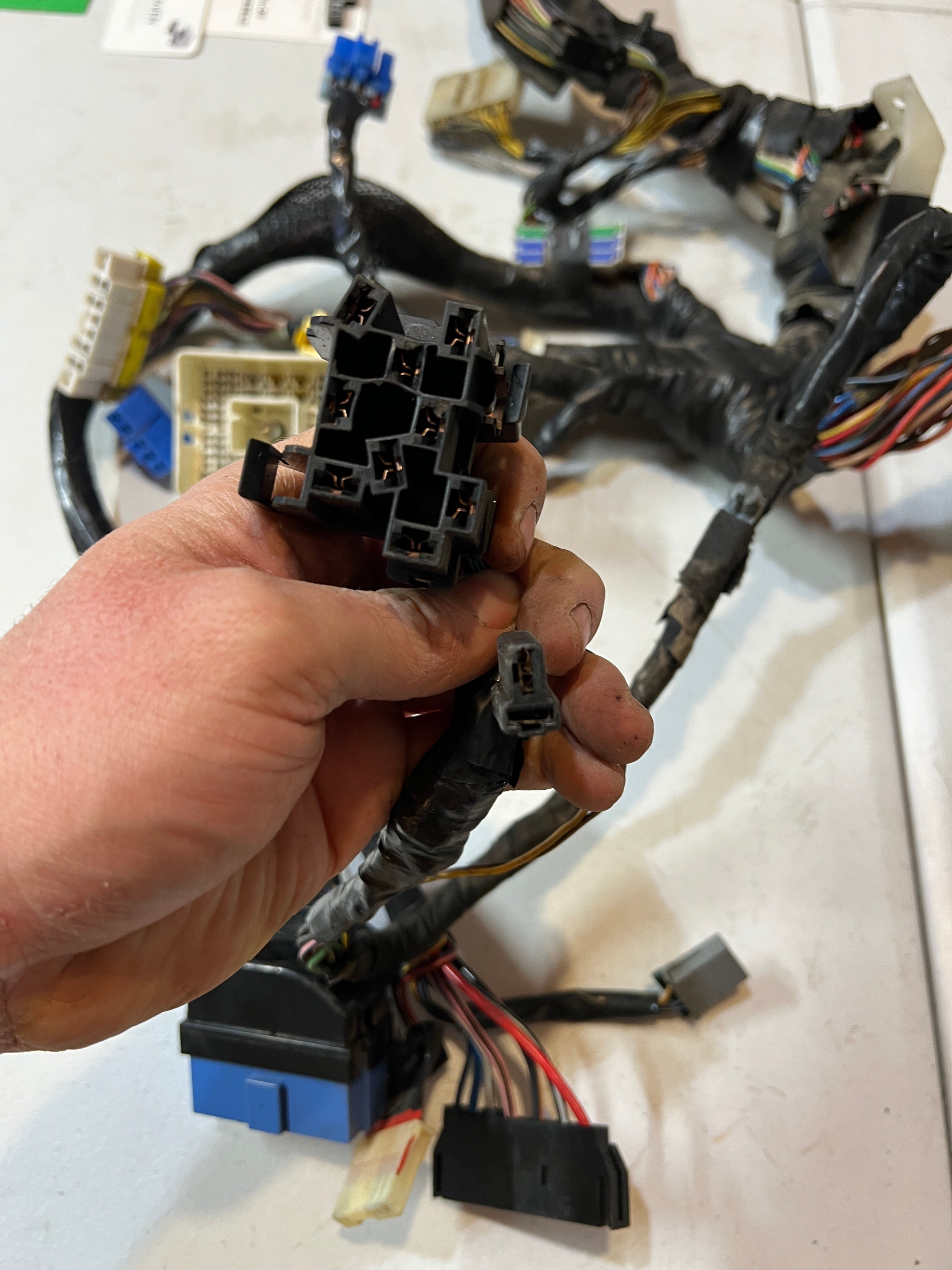 1997-1997 Dodge Ram 1500 2500 3500 Dash Wiring Harness With Fog Lights