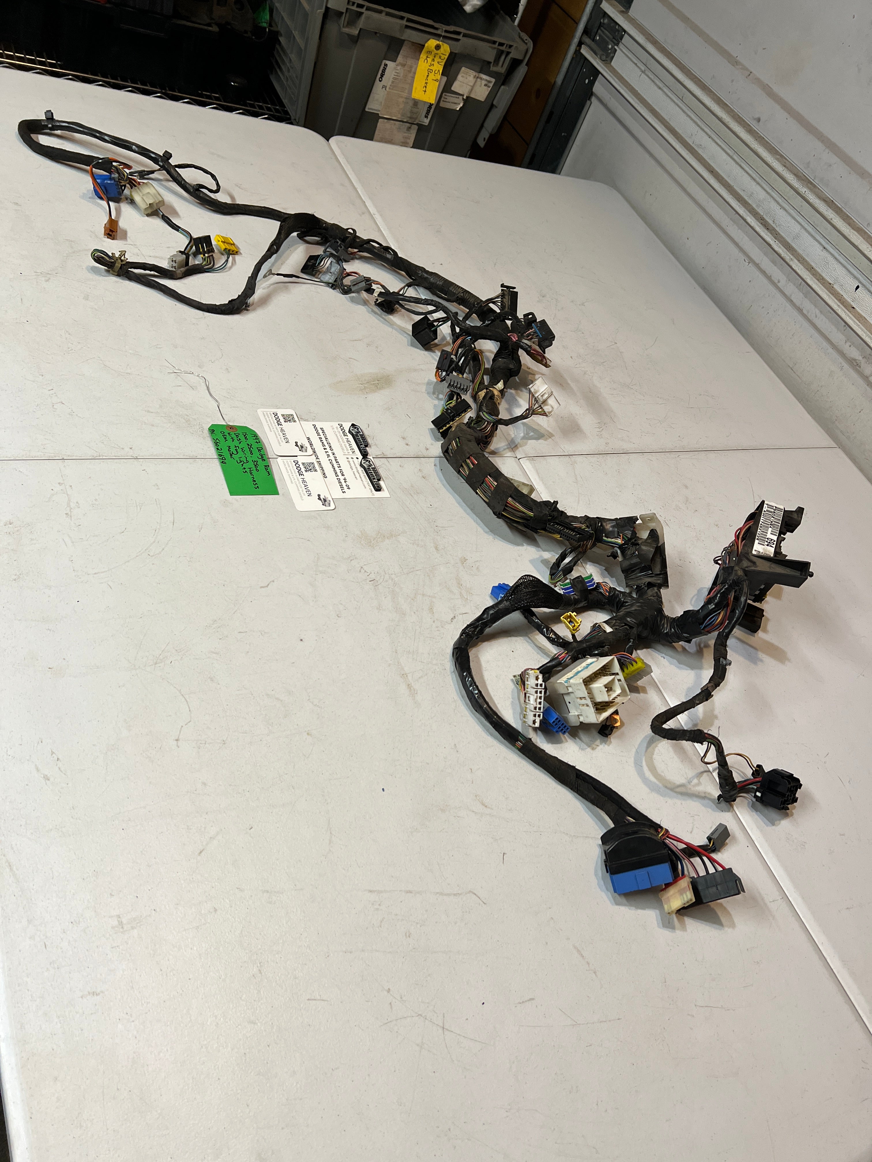 1997-1997 Dodge Ram 1500 2500 3500 Dash Wiring Harness With Fog Lights