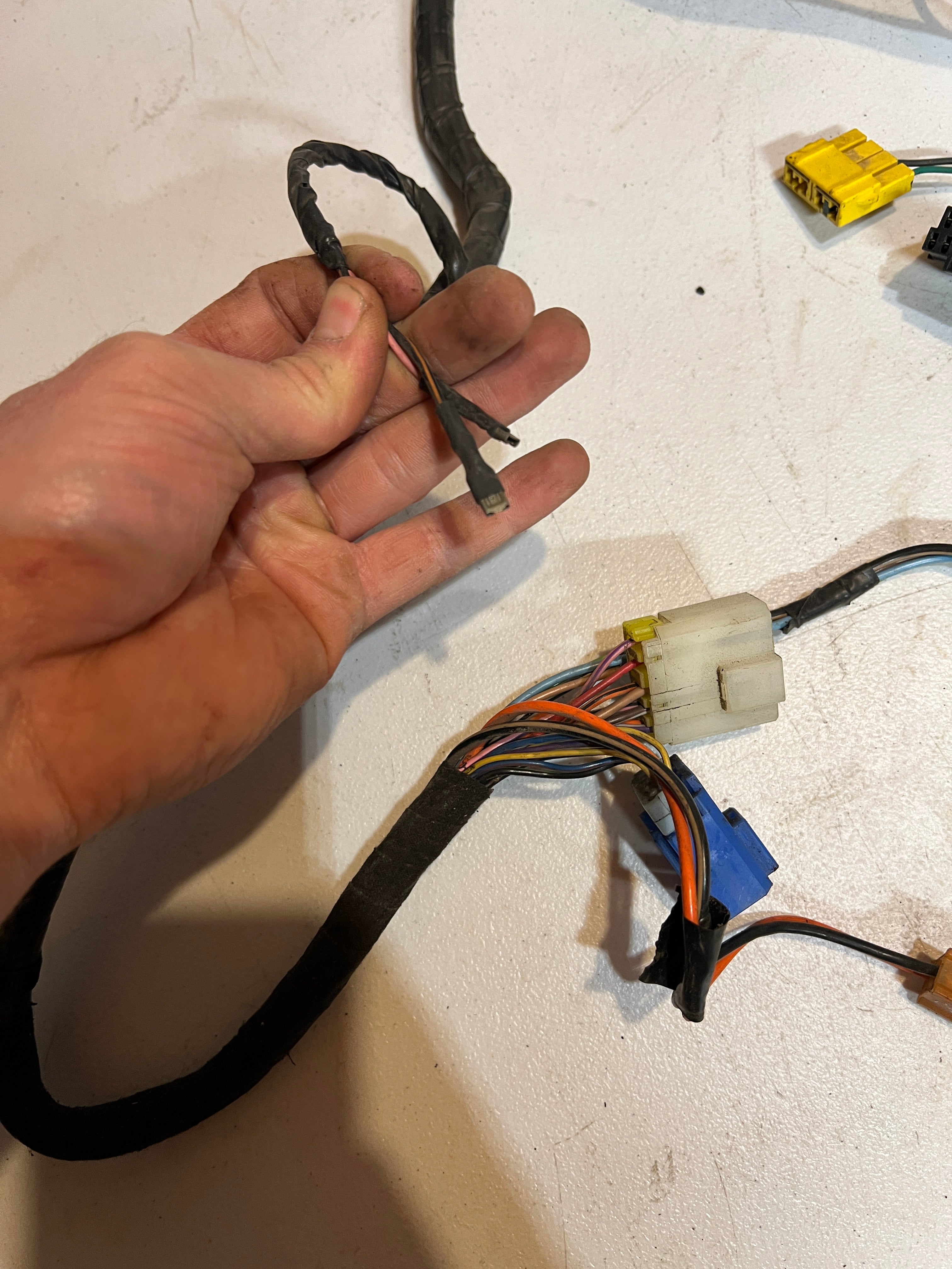 1997-1997 Dodge Ram 1500 2500 3500 Dash Wiring Harness With Fog Lights