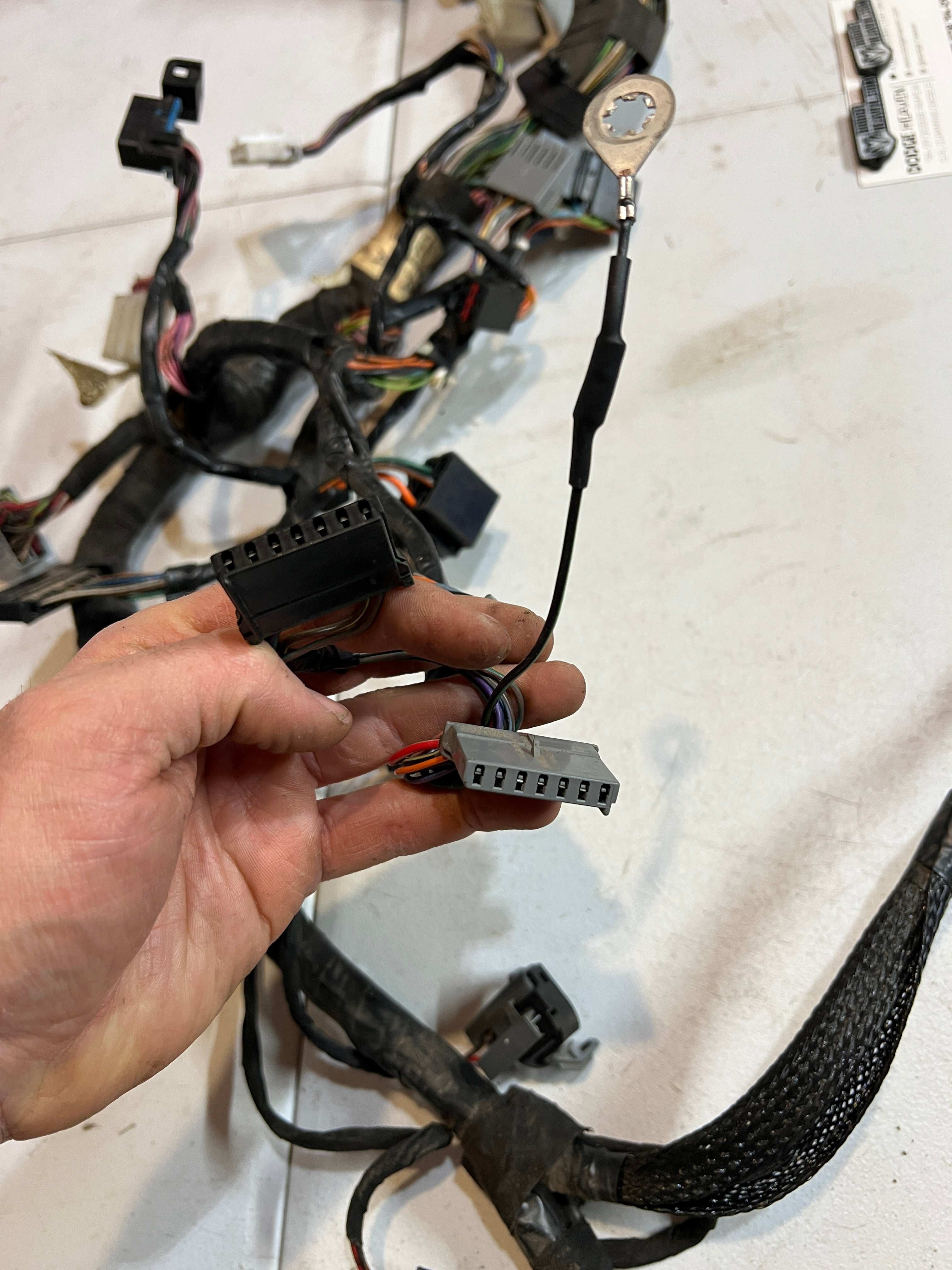 1997-1997 Dodge Ram 1500 2500 3500 Dash Wiring Harness With Fog Lights