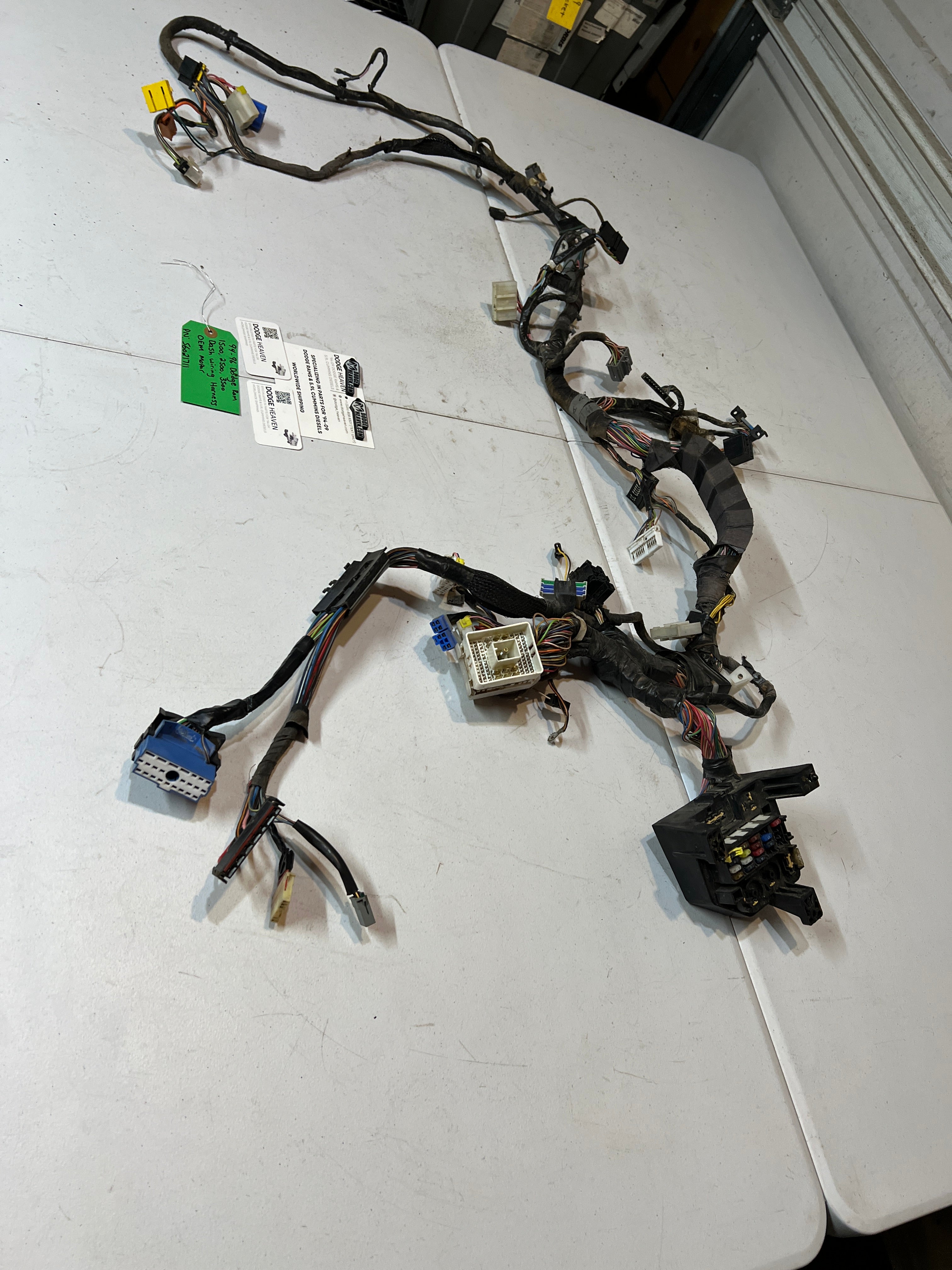 1994-1996 Dodge Ram 1500 2500 3500 Dash Wiring Harness