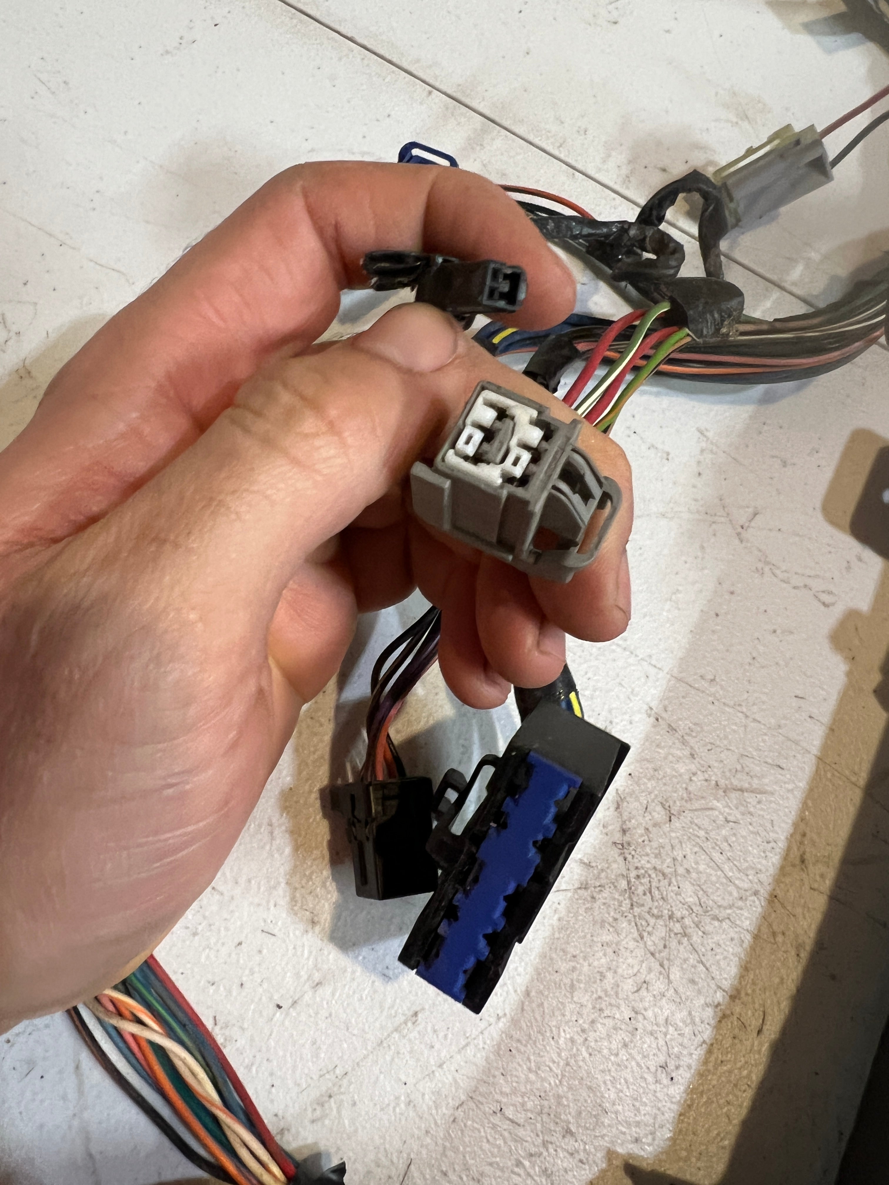 2008-2008 Dodge Ram 1500 Laramie Dash Wiring Harness Rear Slide
