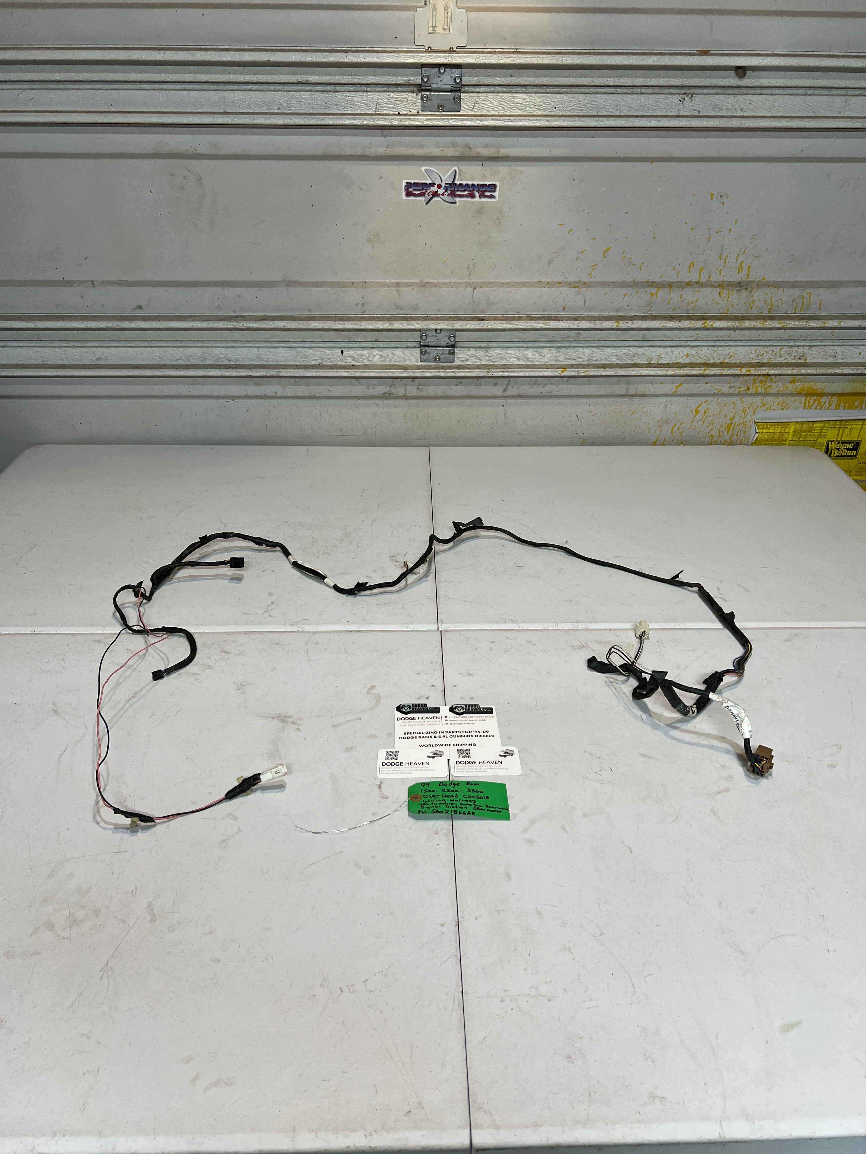 1999-1999 Dodge Ram 1500-3500 Overhead Console Wiring Harness