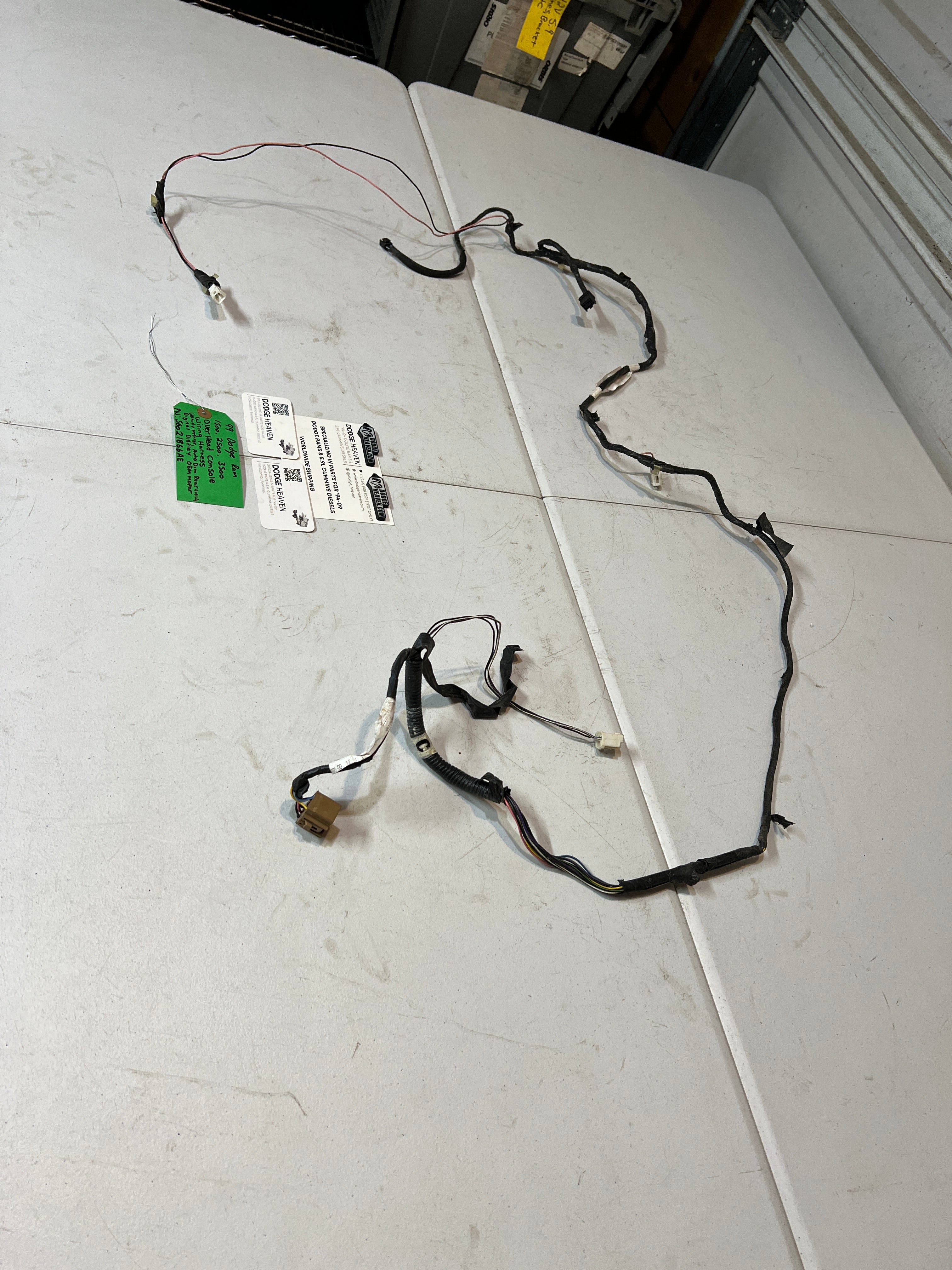 1999-1999 Dodge Ram 1500-3500 Overhead Console Wiring Harness
