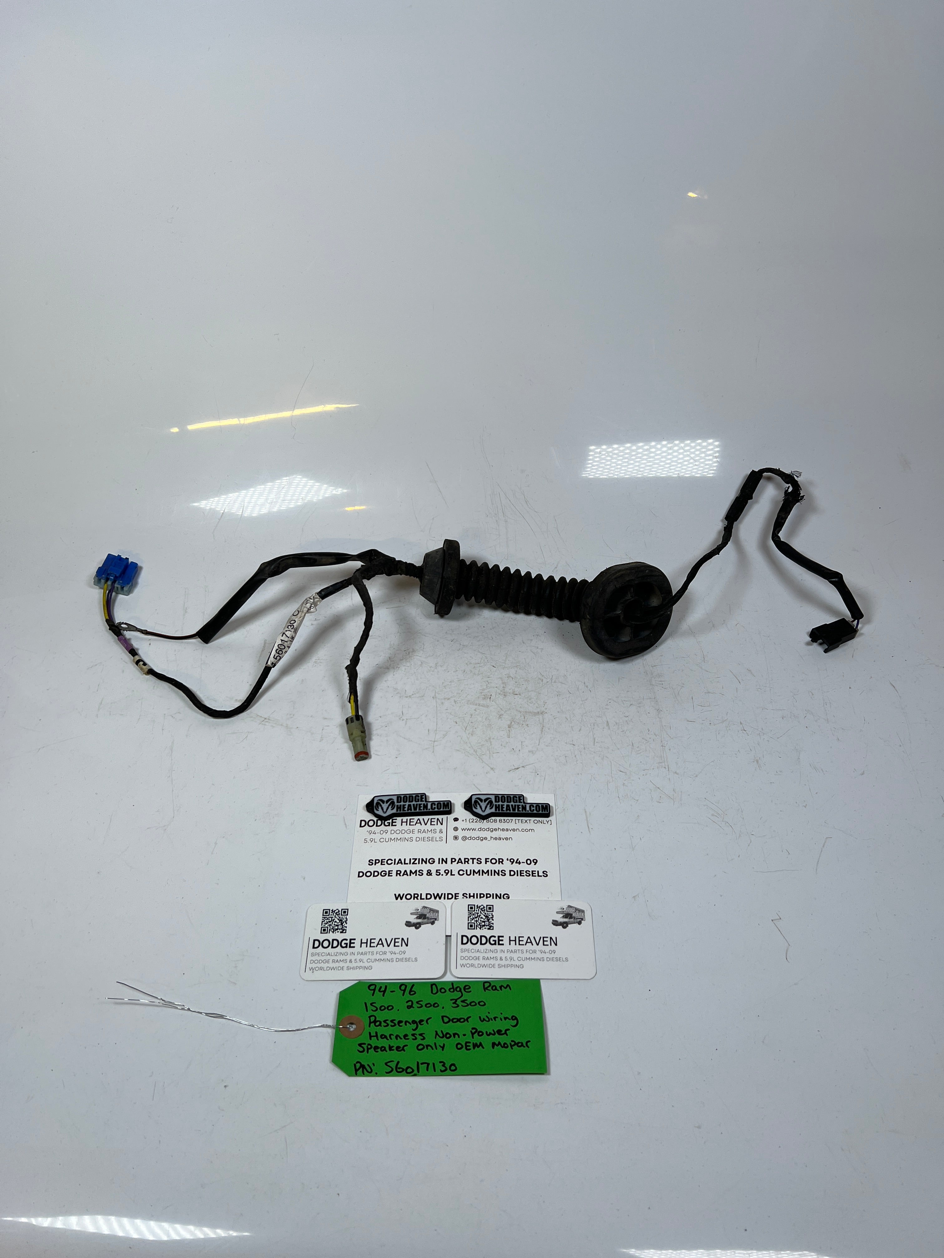 1994-1997 Dodge Ram 1500-3500 Passenger Door Wiring Harness
