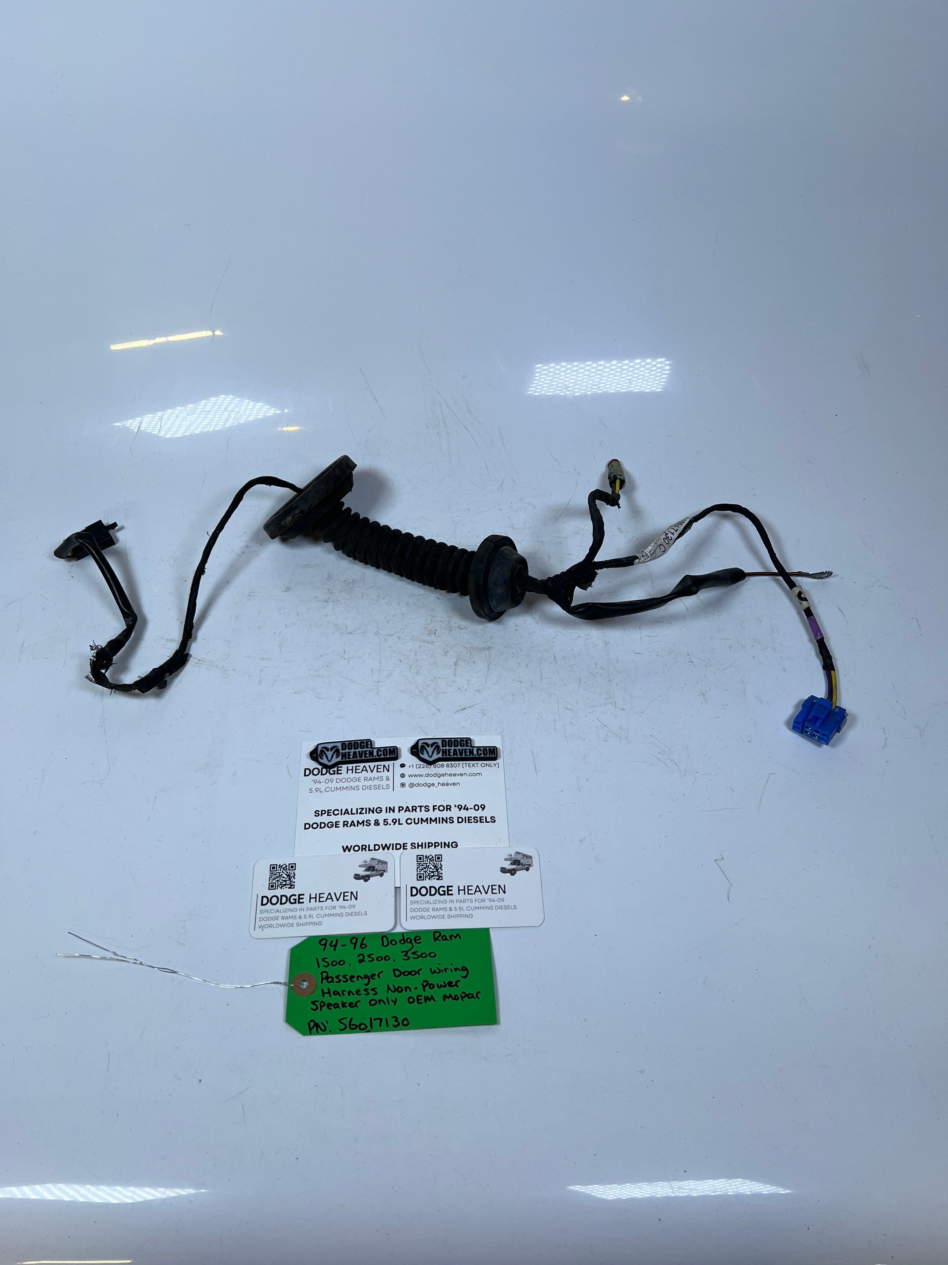 1994-1997 Dodge Ram 1500-3500 Passenger Door Wiring Harness