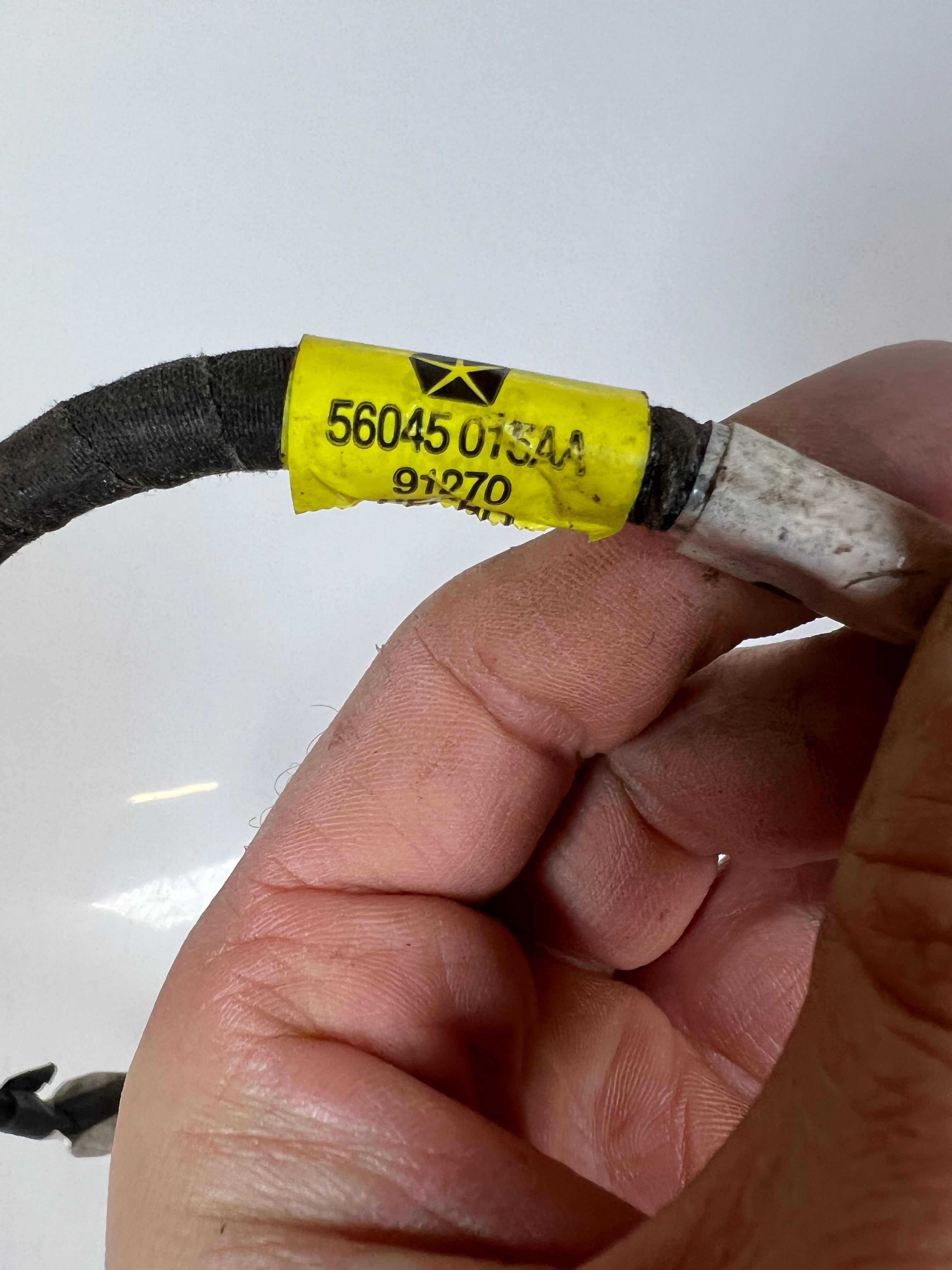 1997-1997 Dodge Ram 1500 2500 3500 Driver Door Jumper Wiring Harness W/O Power