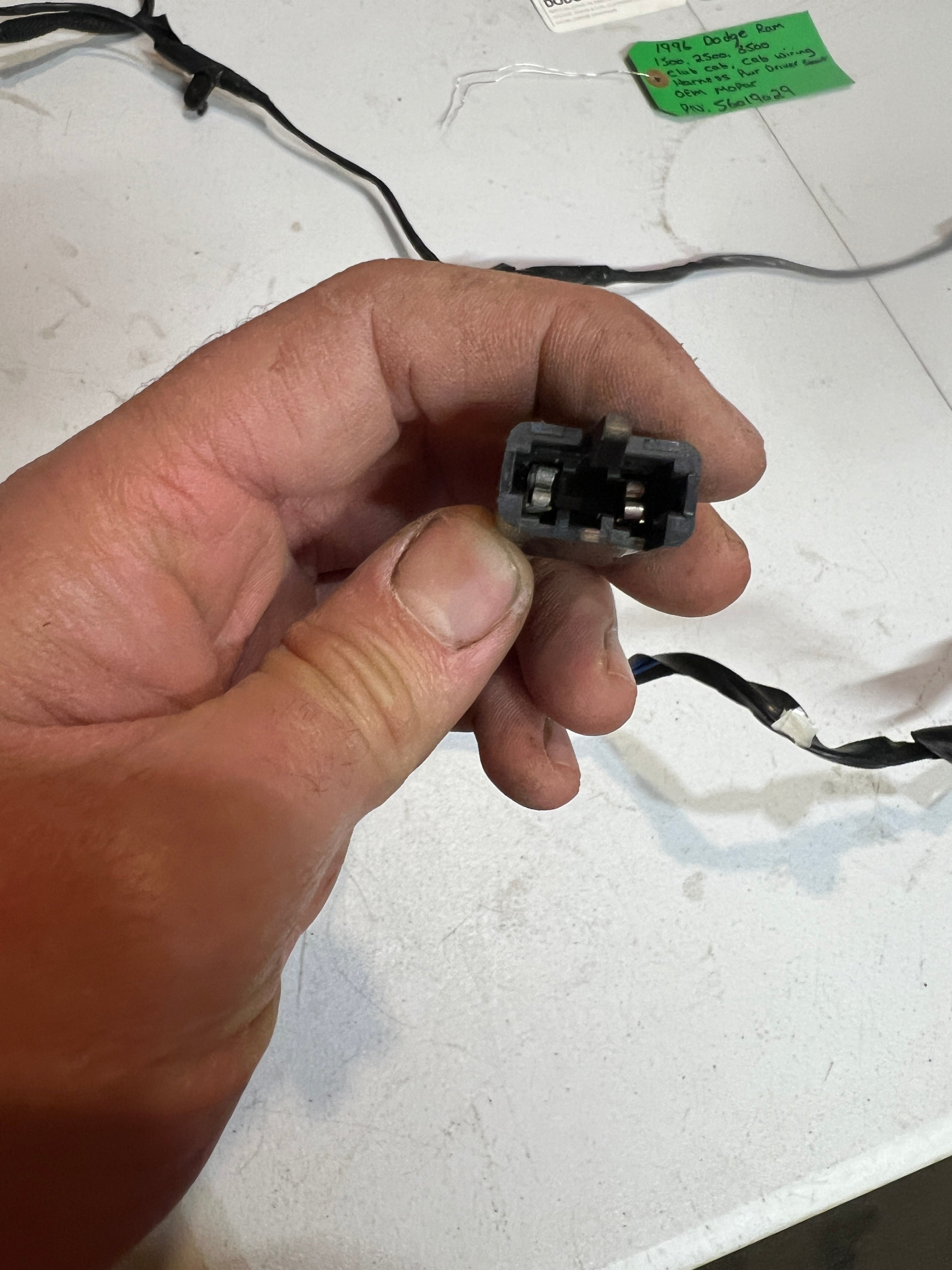 1996-1996 Dodge Ram 1500 2500 3500 Club Cab Interior Cab Wiring Harness