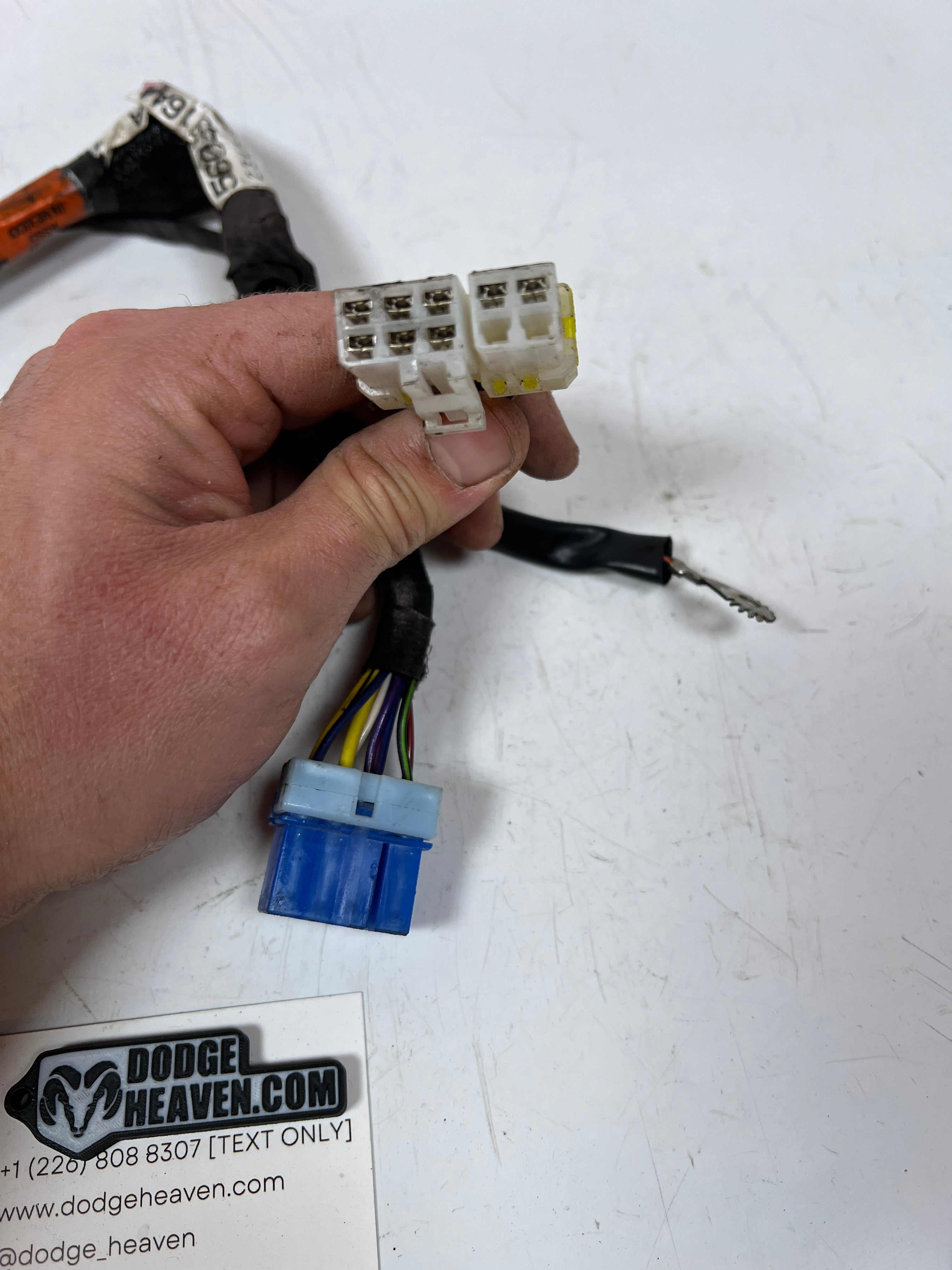 1997-1997 Dodge Ram 1500 2500 3500 Passenger Door Jumper Wiring Harness