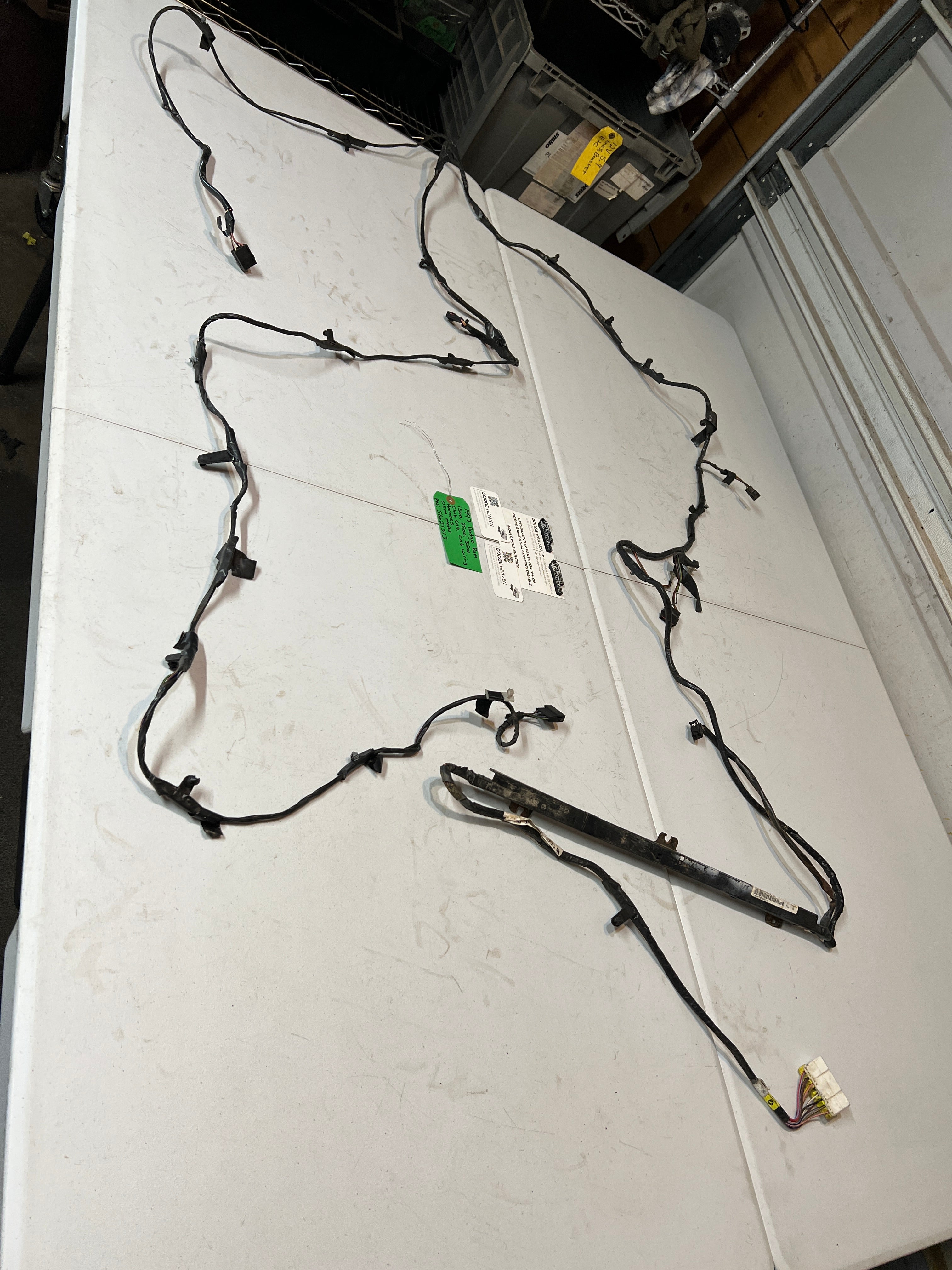 1997-1997 Dodge Ram 1500 2500 3500 Club Cab Interior Cab Wiring Harness