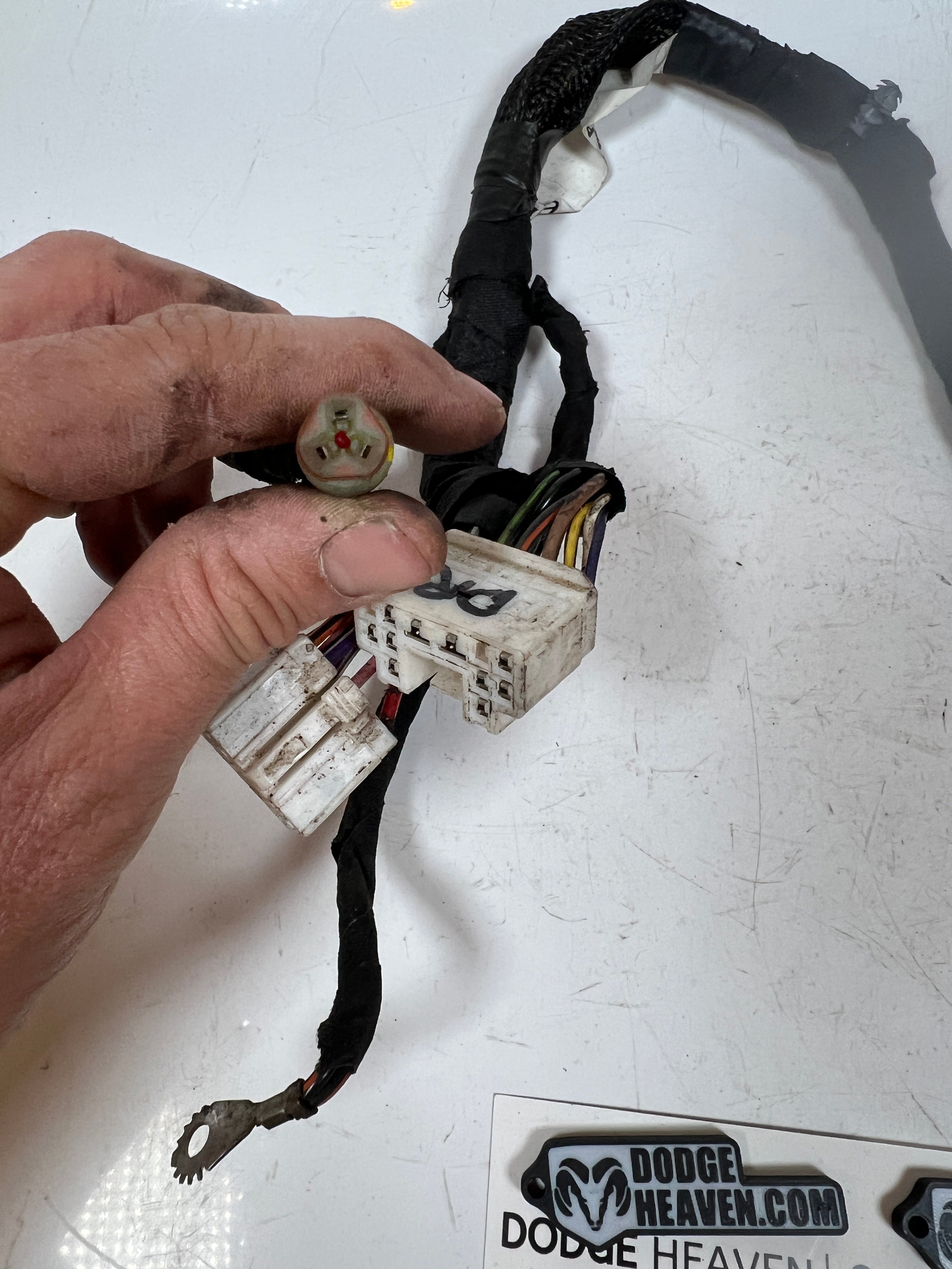1997-1997 Dodge Ram 1500 2500 3500 Driver Door Jumper Wiring Harness