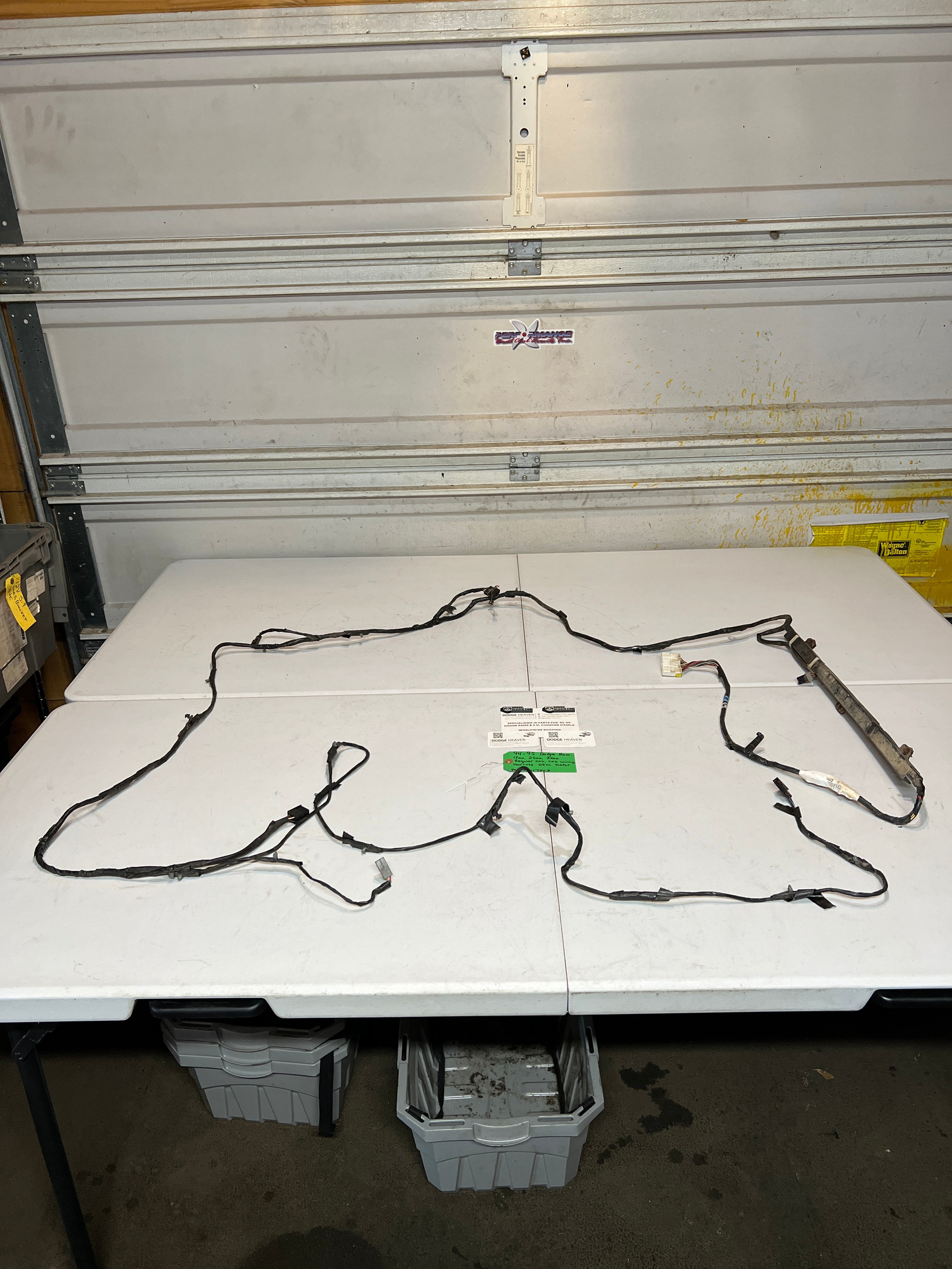 1994-1995 Dodge Ram 1500-3500 Reg Cab Interior Cab Wiring Harness