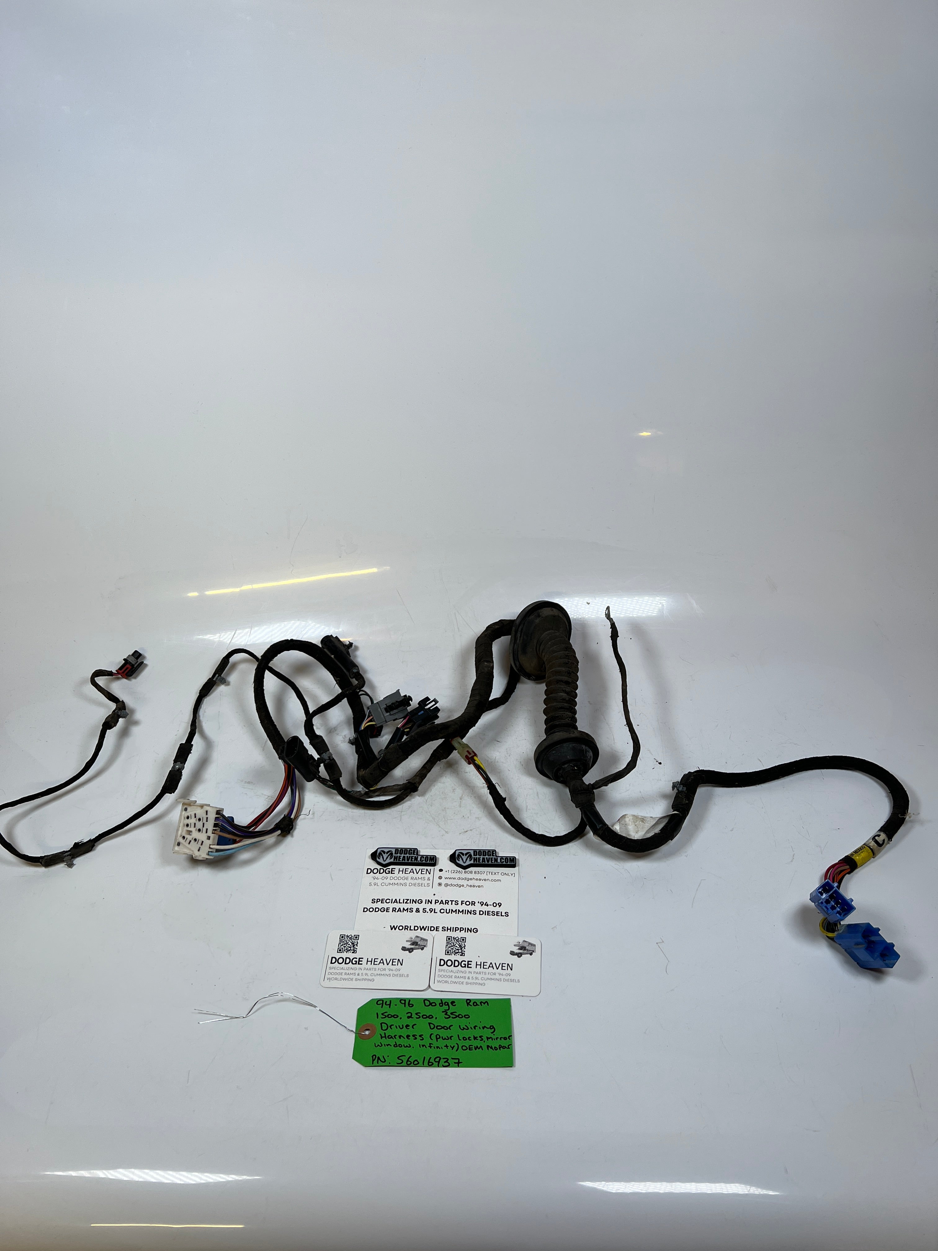 1994-1996 Dodge Ram 1500-3500 Driver Door Wiring harness Infinity