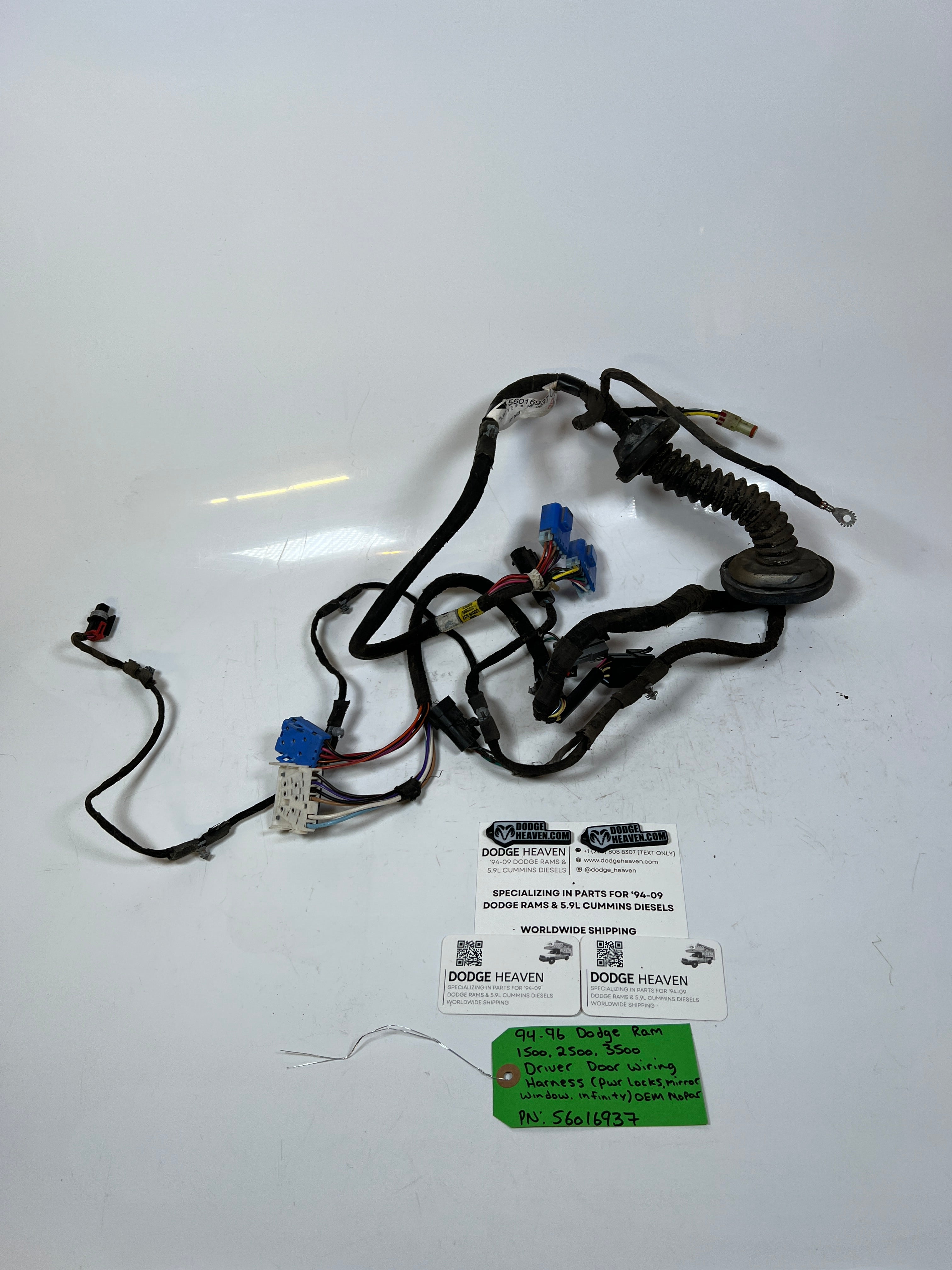 1994-1996 Dodge Ram 1500-3500 Driver Door Wiring harness Infinity