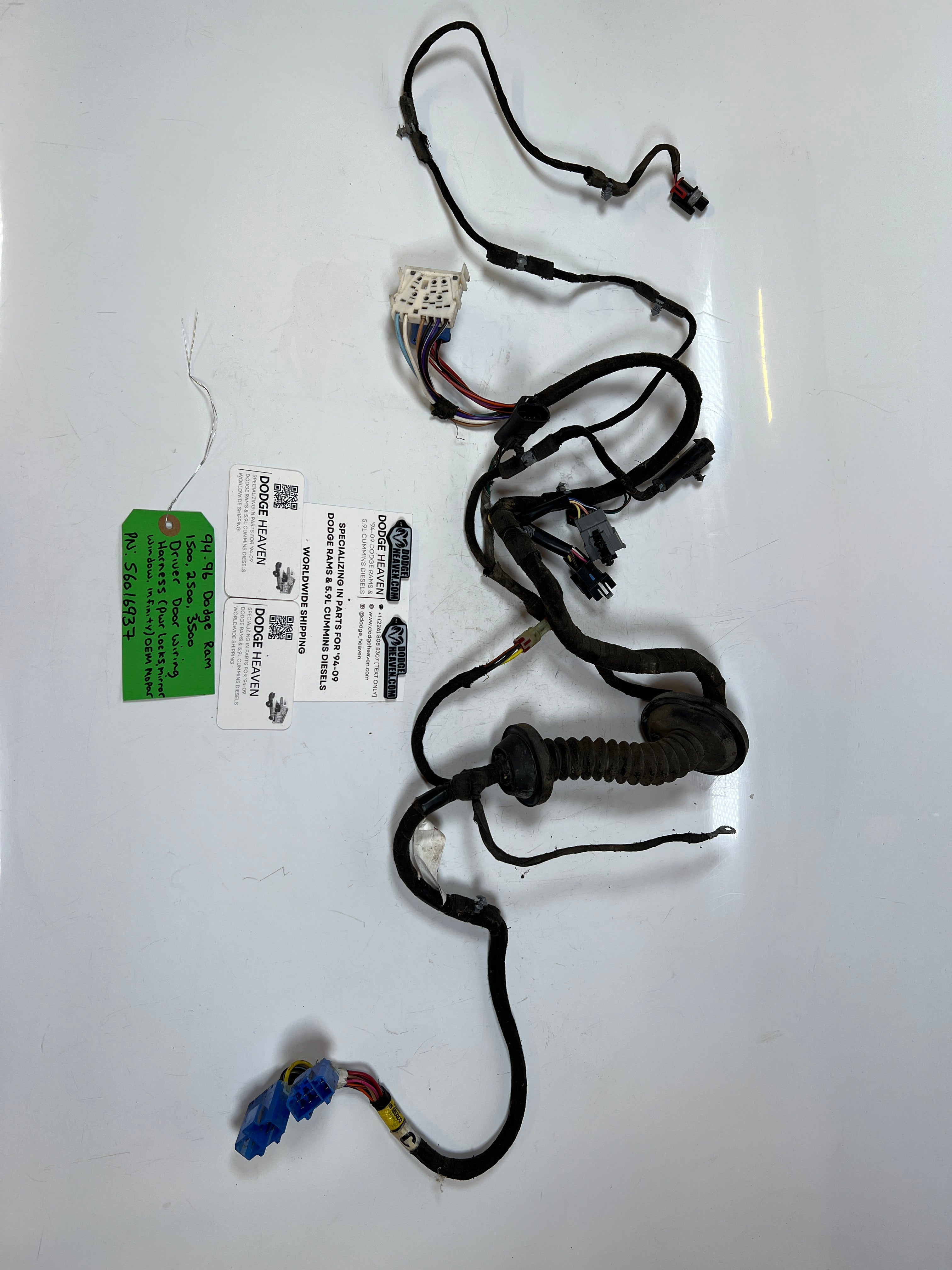 1994-1996 Dodge Ram 1500-3500 Driver Door Wiring harness Infinity