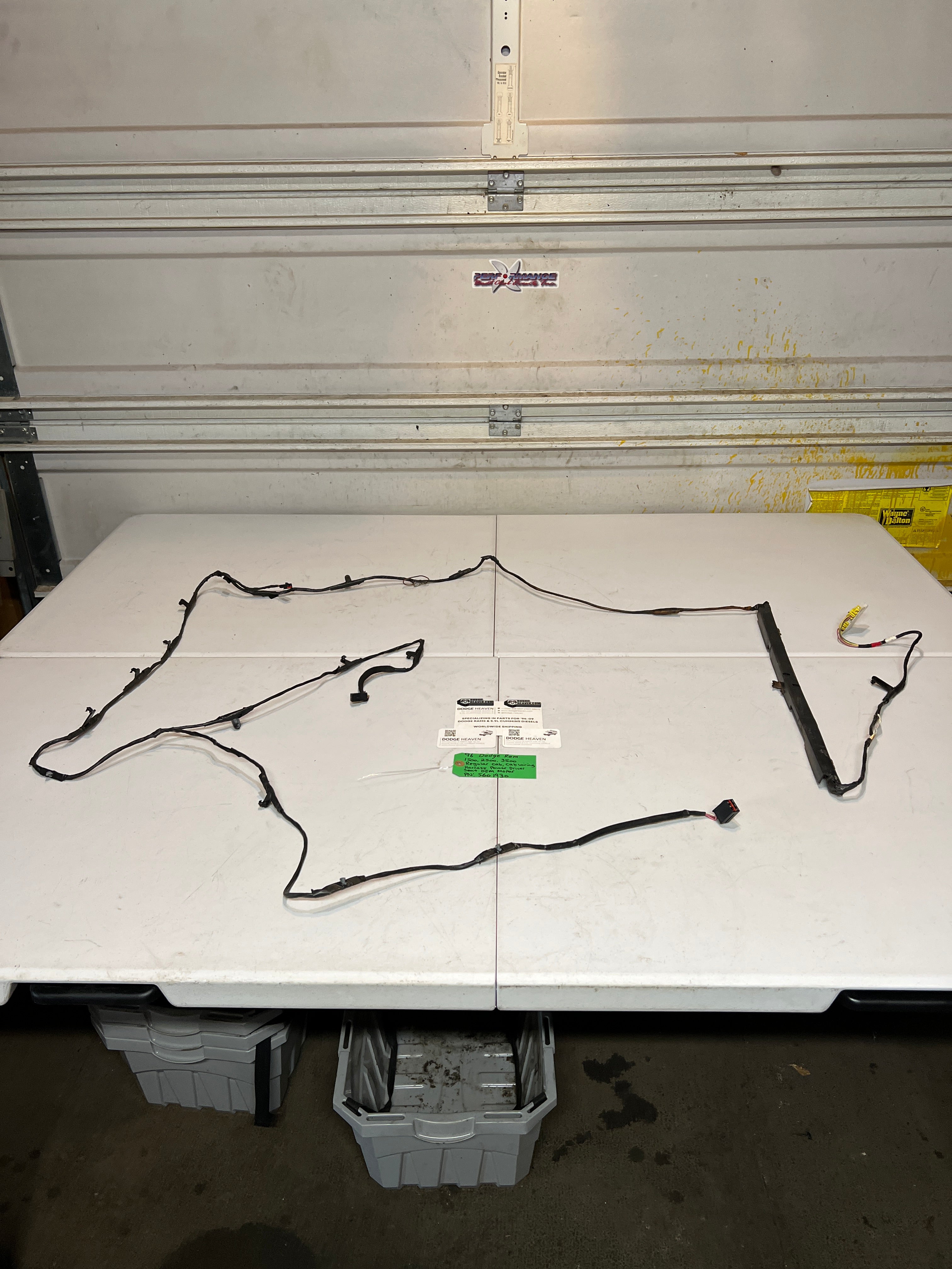 1996-1996 Dodge Ram 1500-3500 Regular Cab Interior Cab Wiring Harness