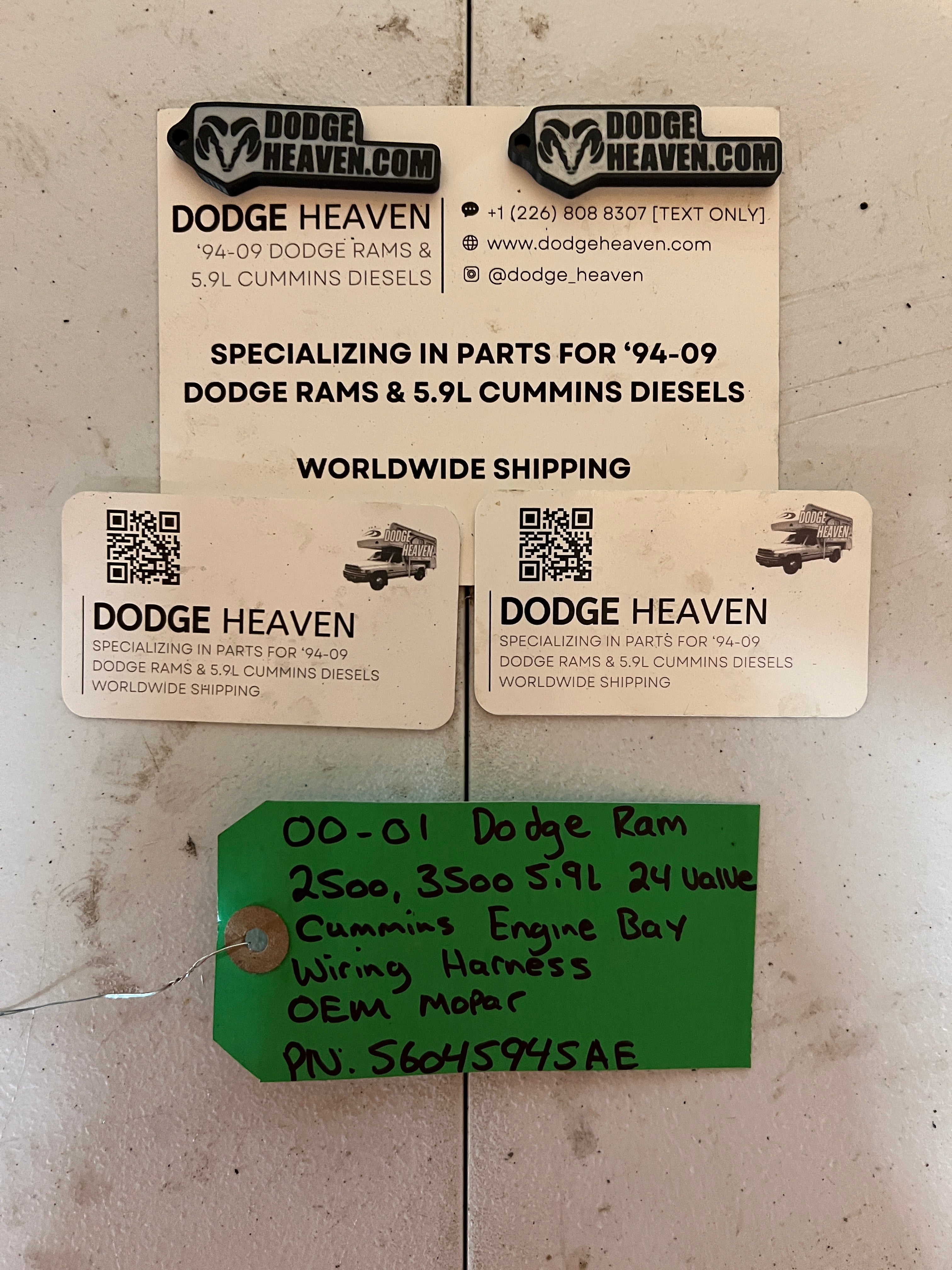 2000-2001 Dodge Ram 24V 5.9L Cummins Engine Bay Wiring Harness