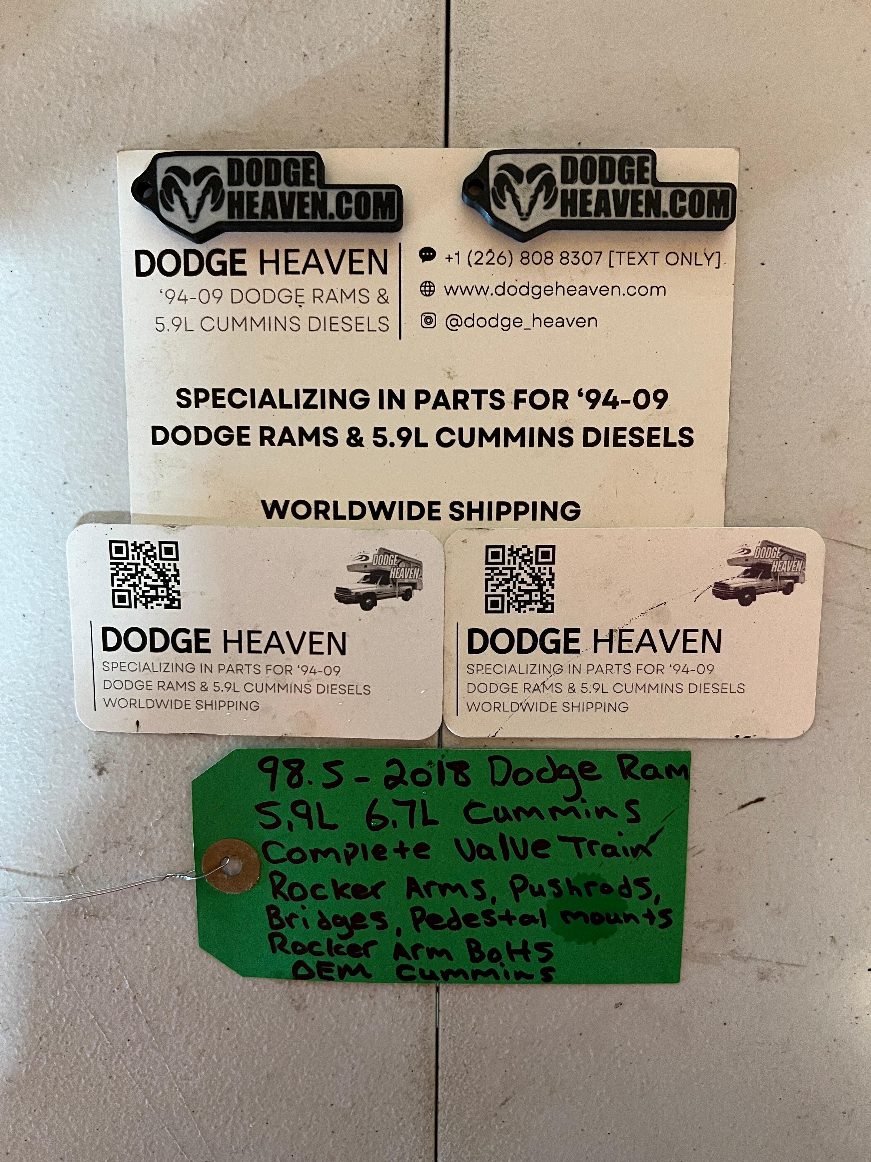 1998.5-2018 Dodge Ram 5.9L 6.7L Cummins Complete Valve Train