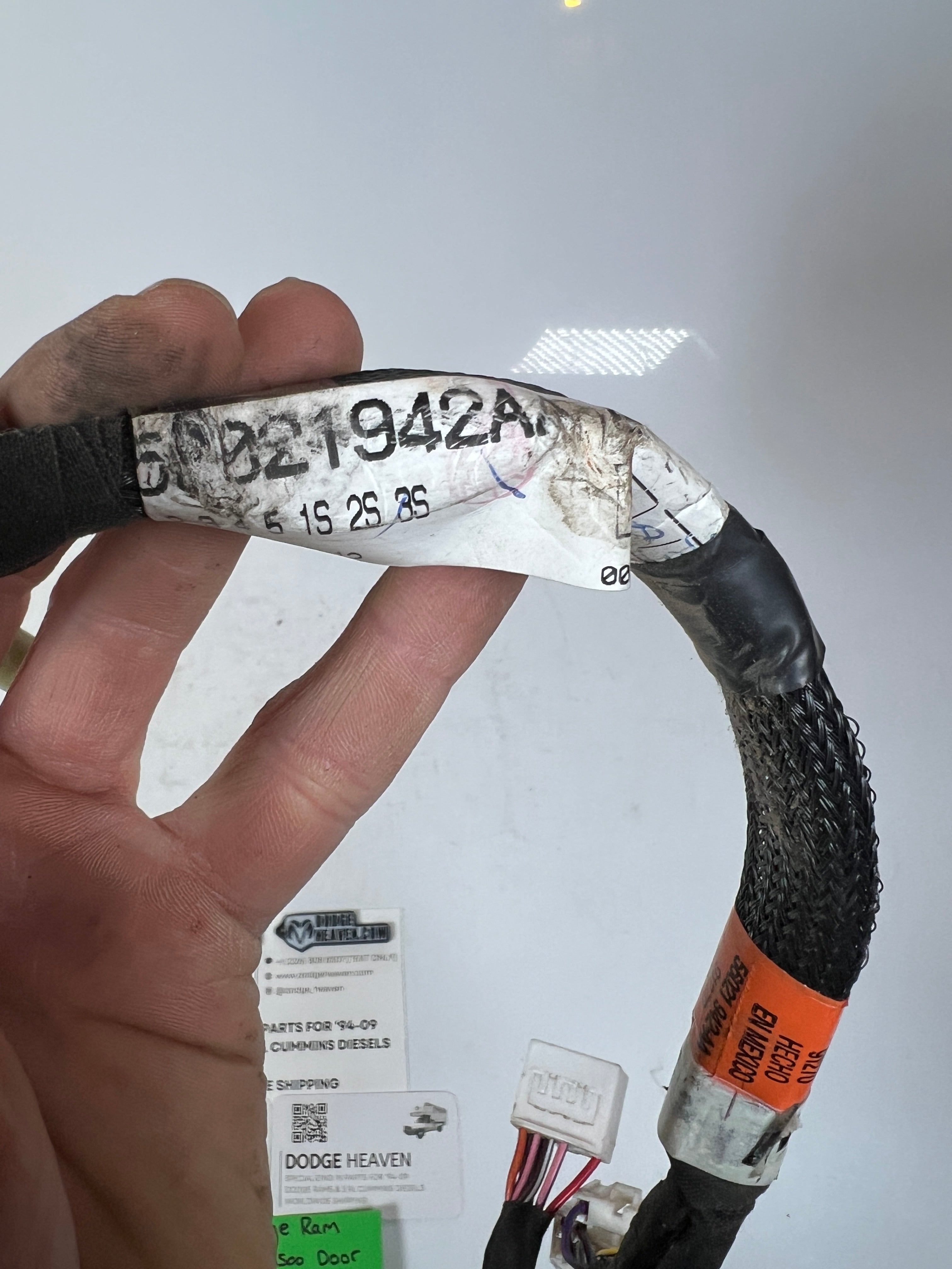 1997-1997 Dodge Ram 1500-3500 Passenger Door Jumper Wiring Harness